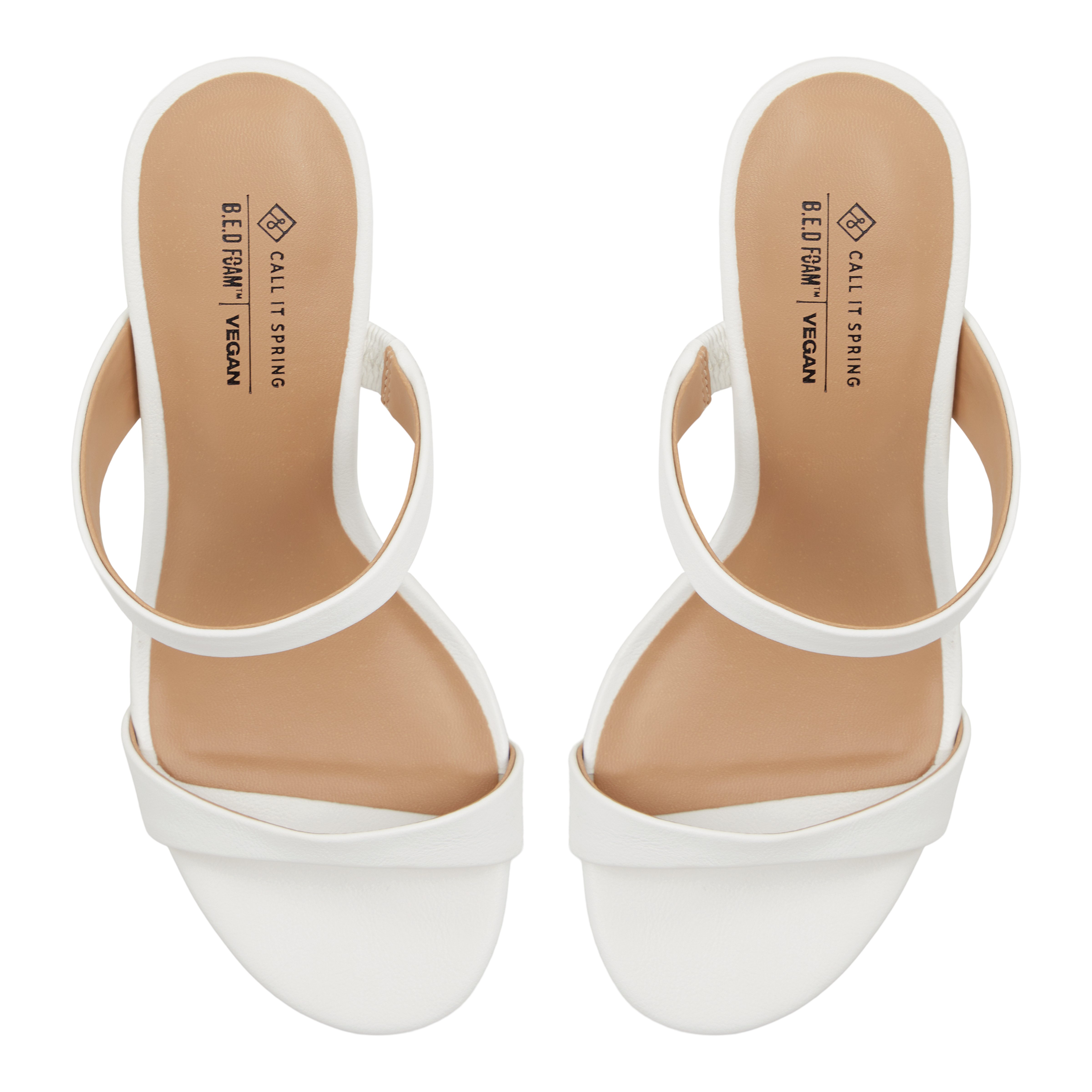 Shaiaa White Women's Mules