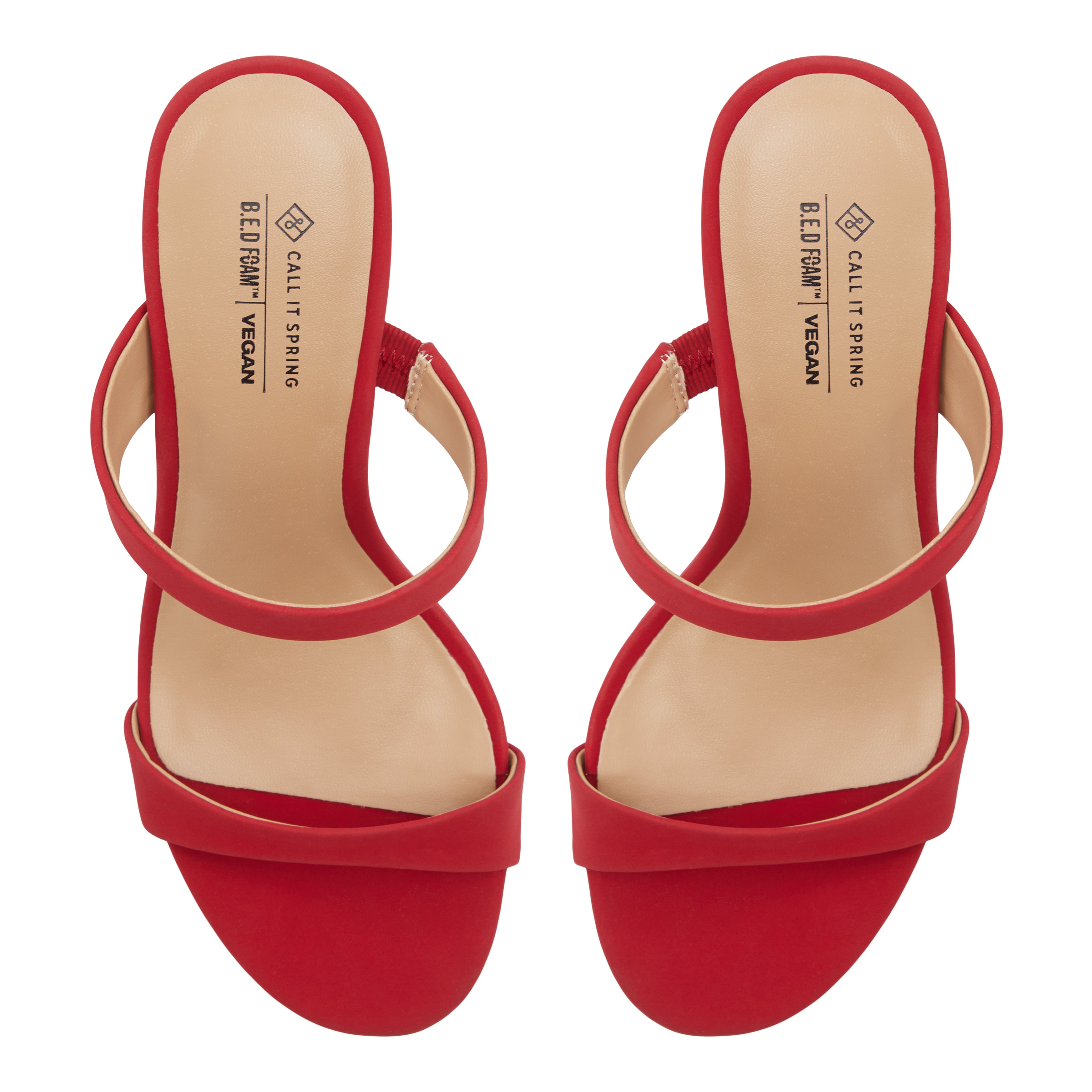 Shaiaa Medium Red Women's Mules