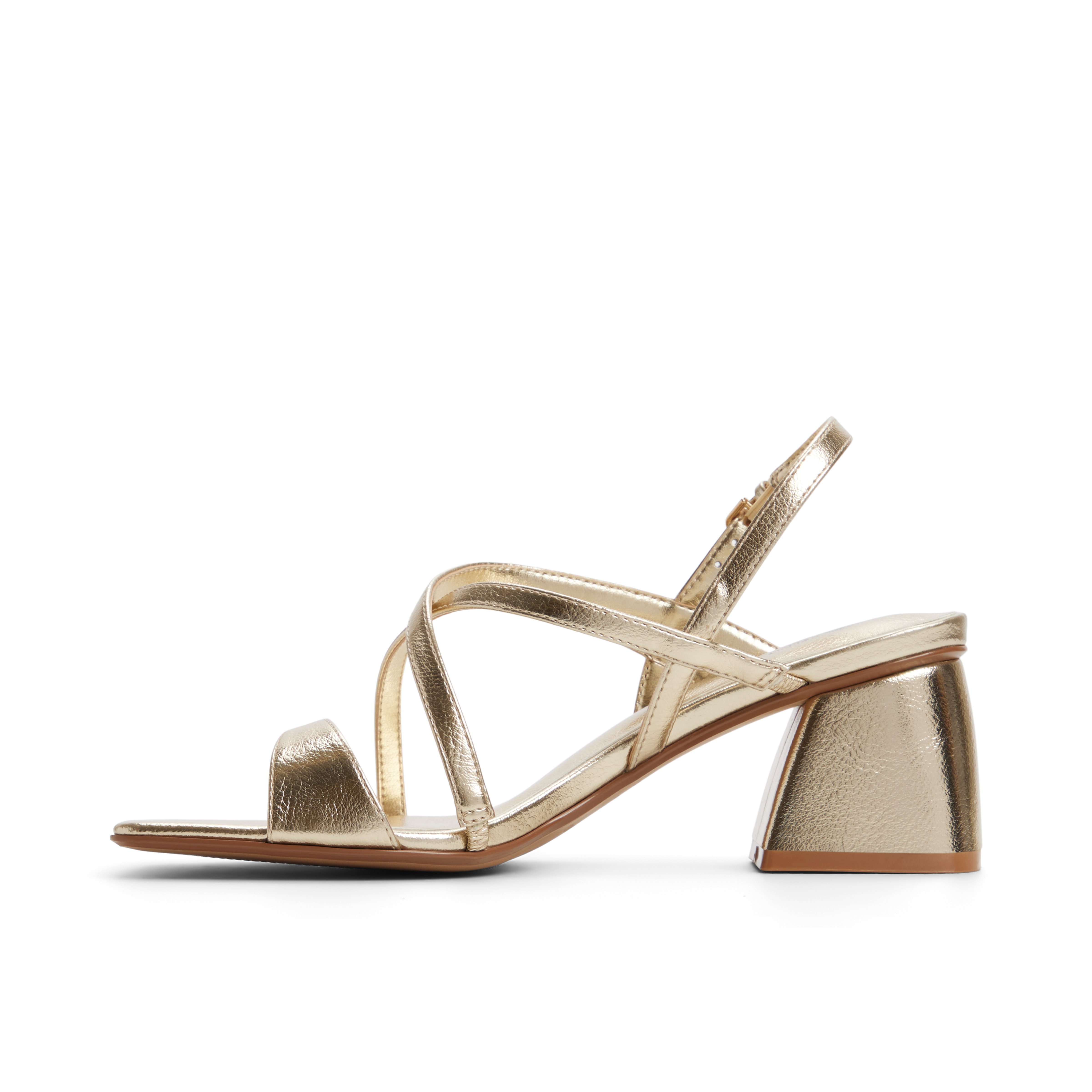 Shaynaa Gold Women's Low-mid Heels