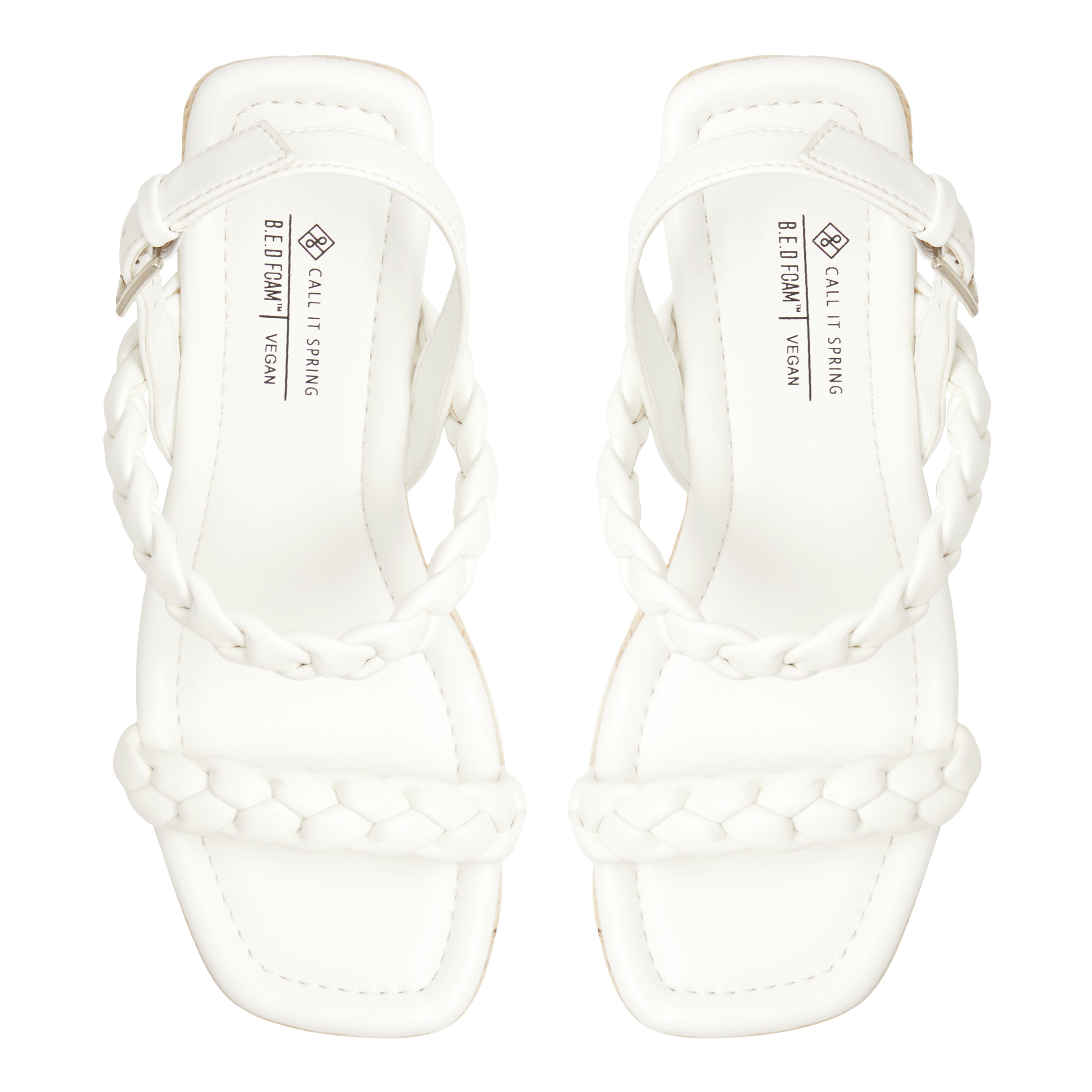 Siennah White Women's Wedges