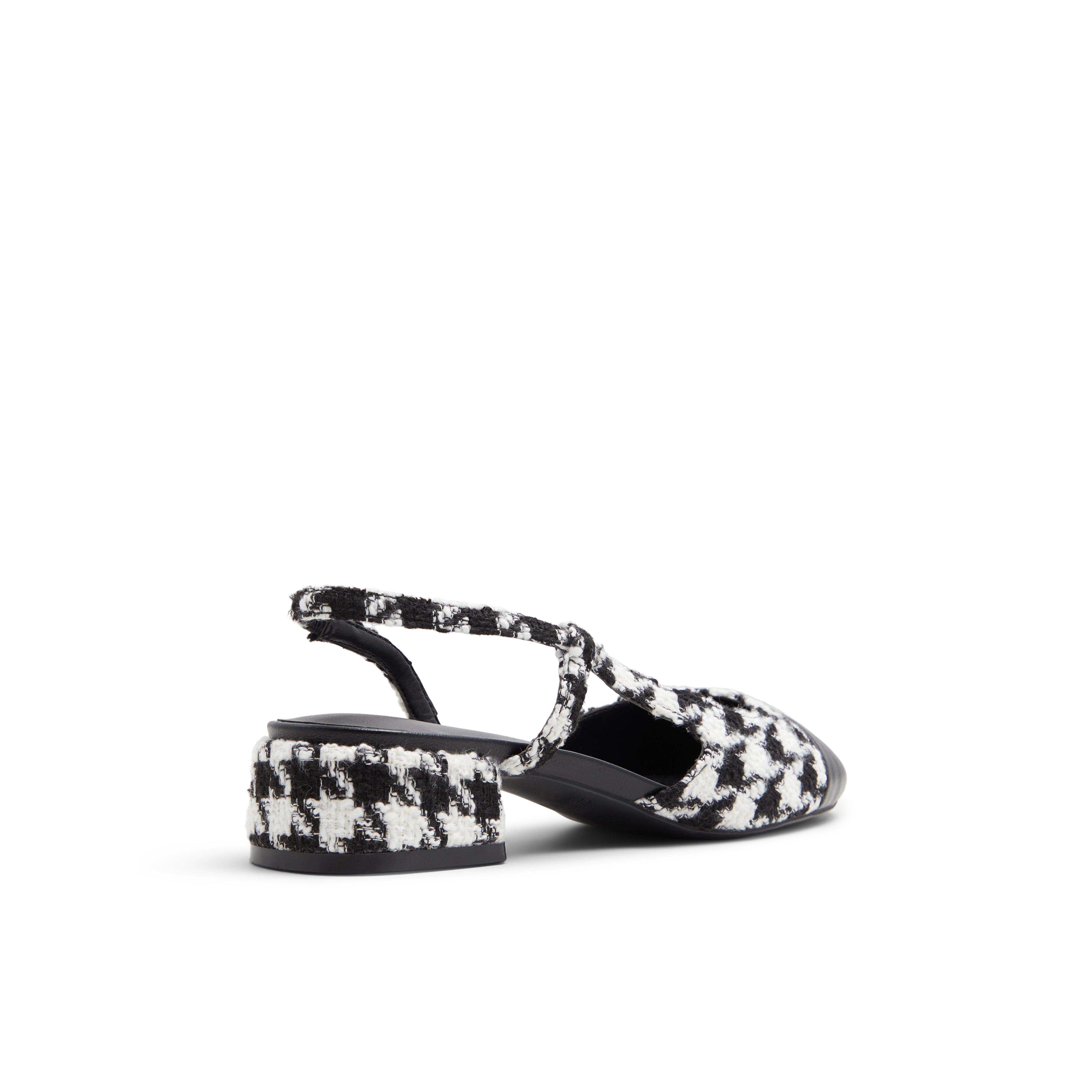 Sofiia Black/White Women's Low-mid Heels