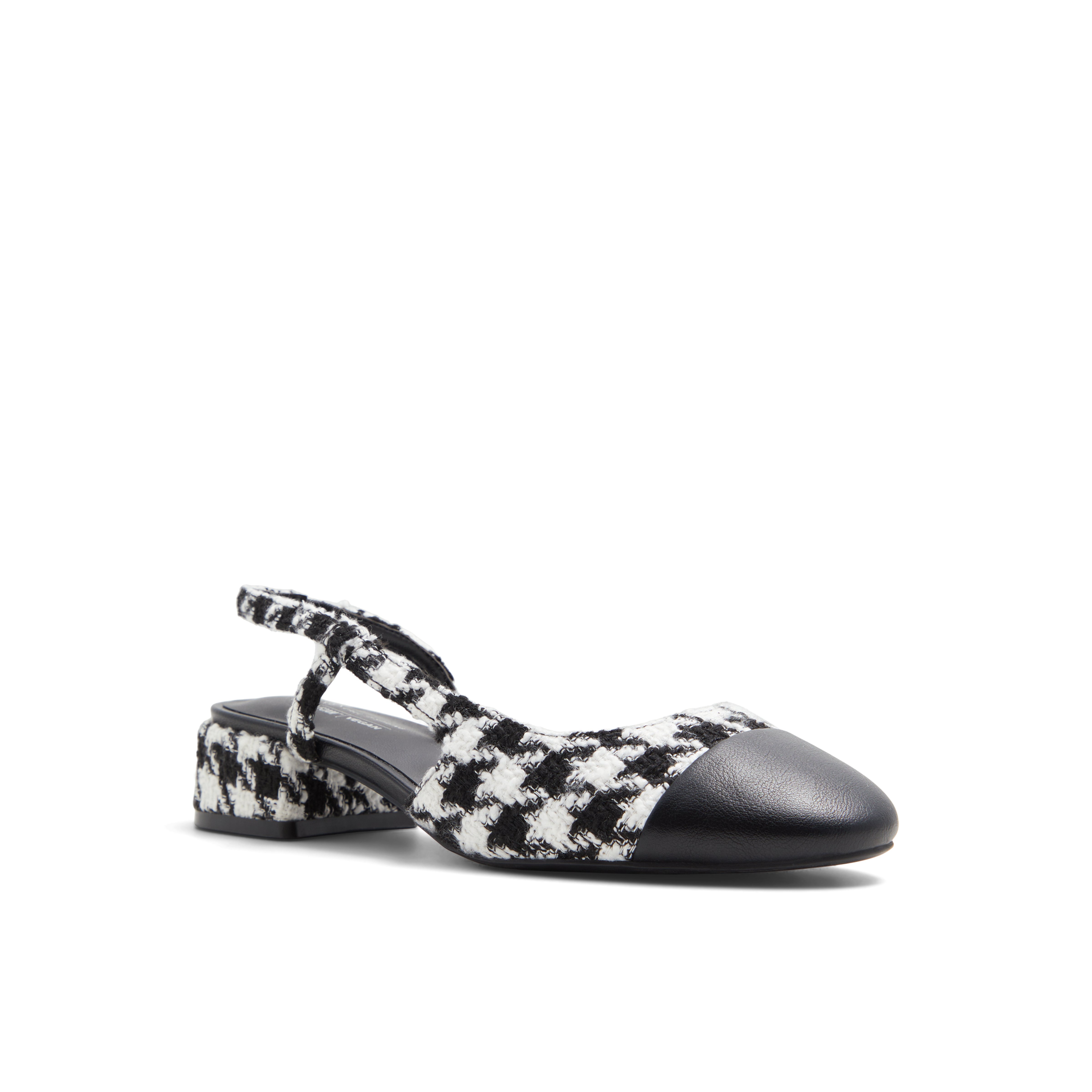 Sofiia Black/White Women's Low-mid Heels