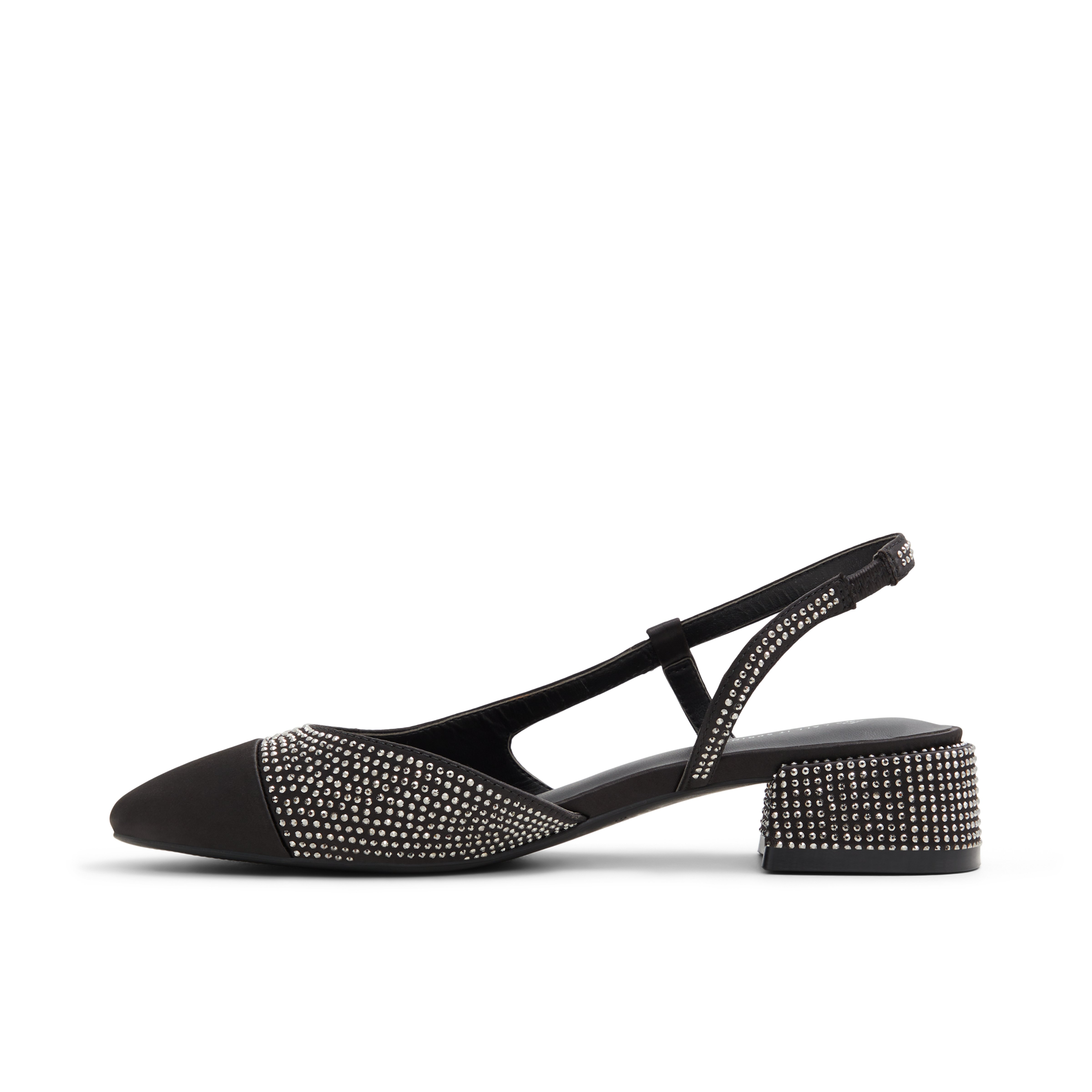 Sofiia Black Overflow Women's Slingbacks