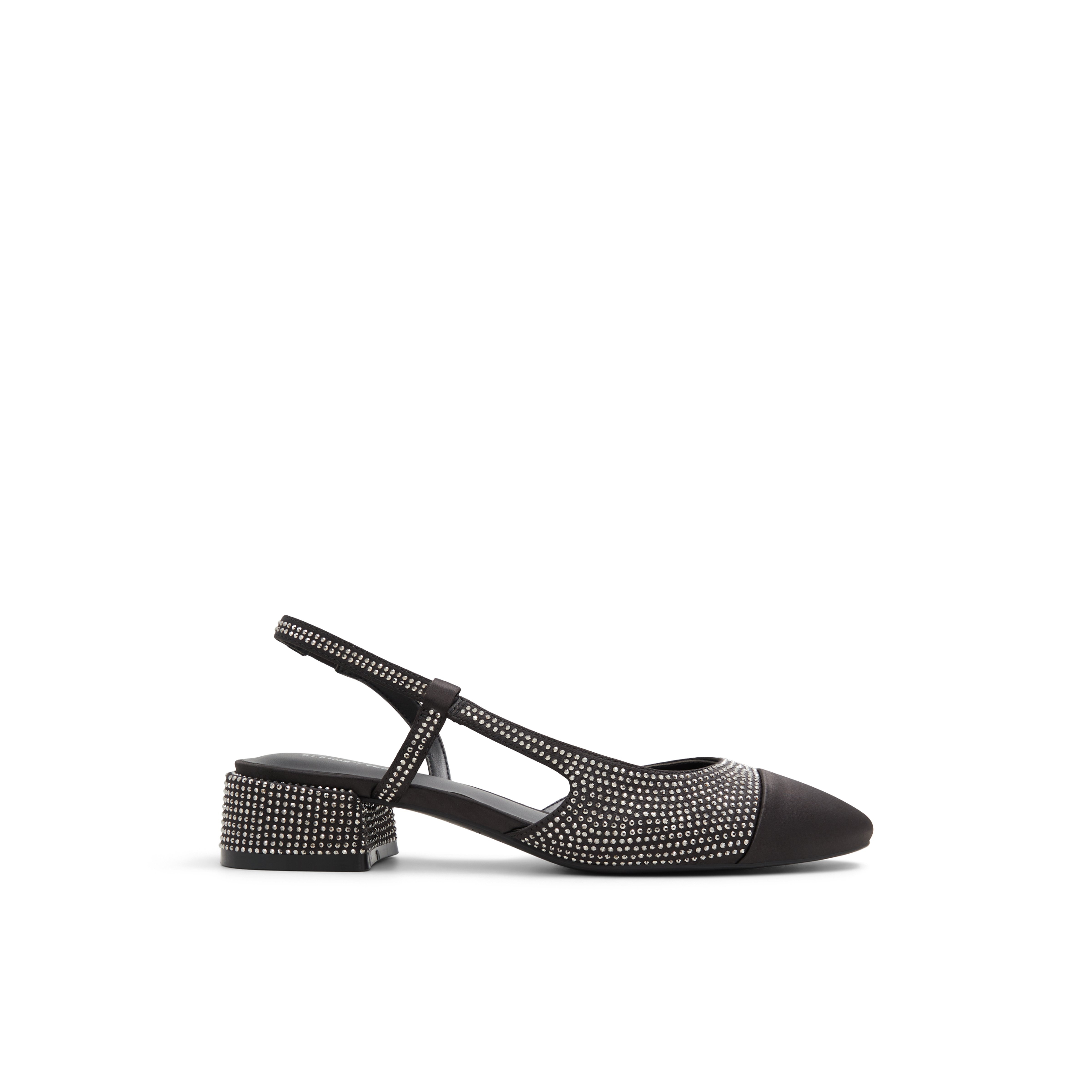 Sofiia Black Overflow Women's Slingbacks