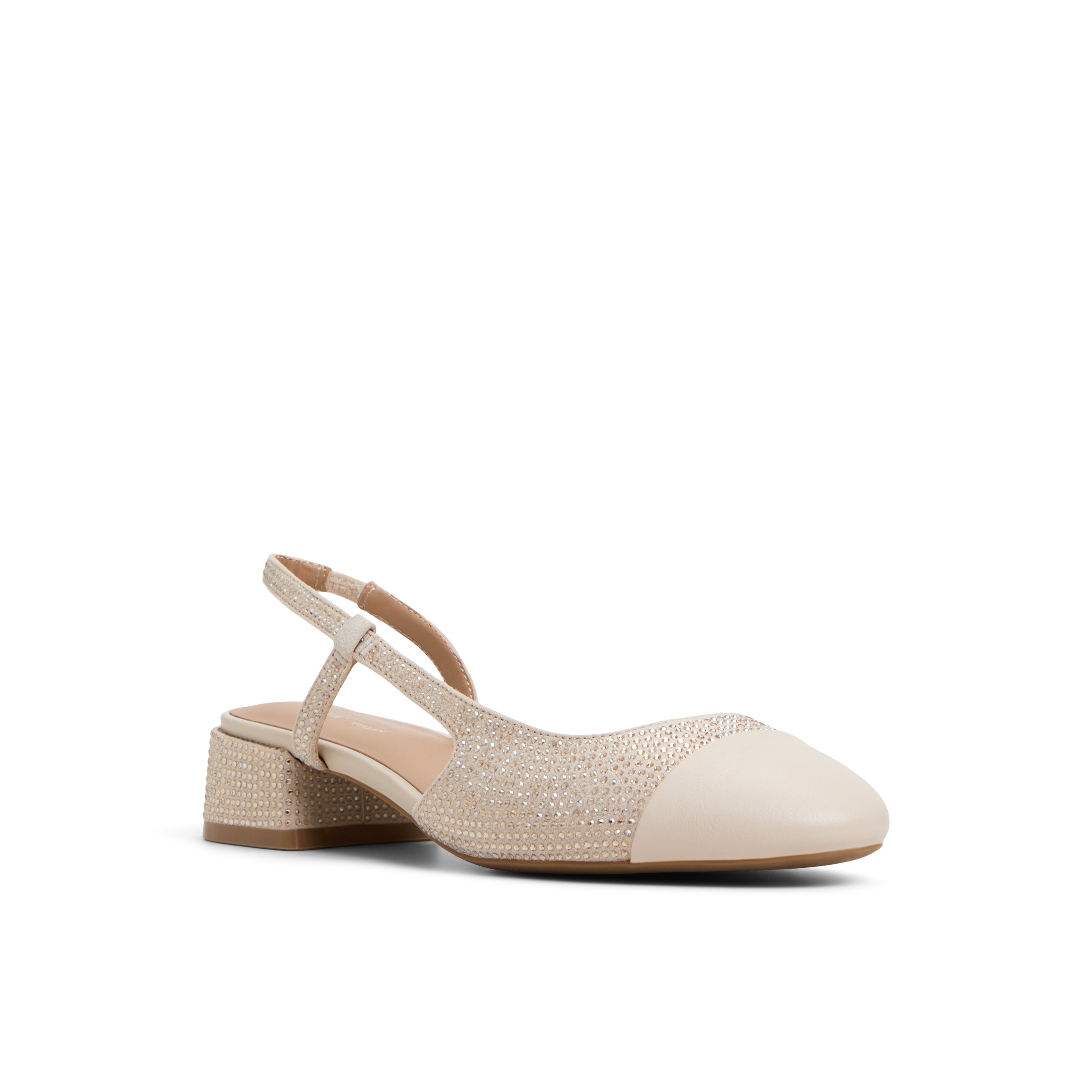 Sofiia Medium Beige Women's Kitten Heels