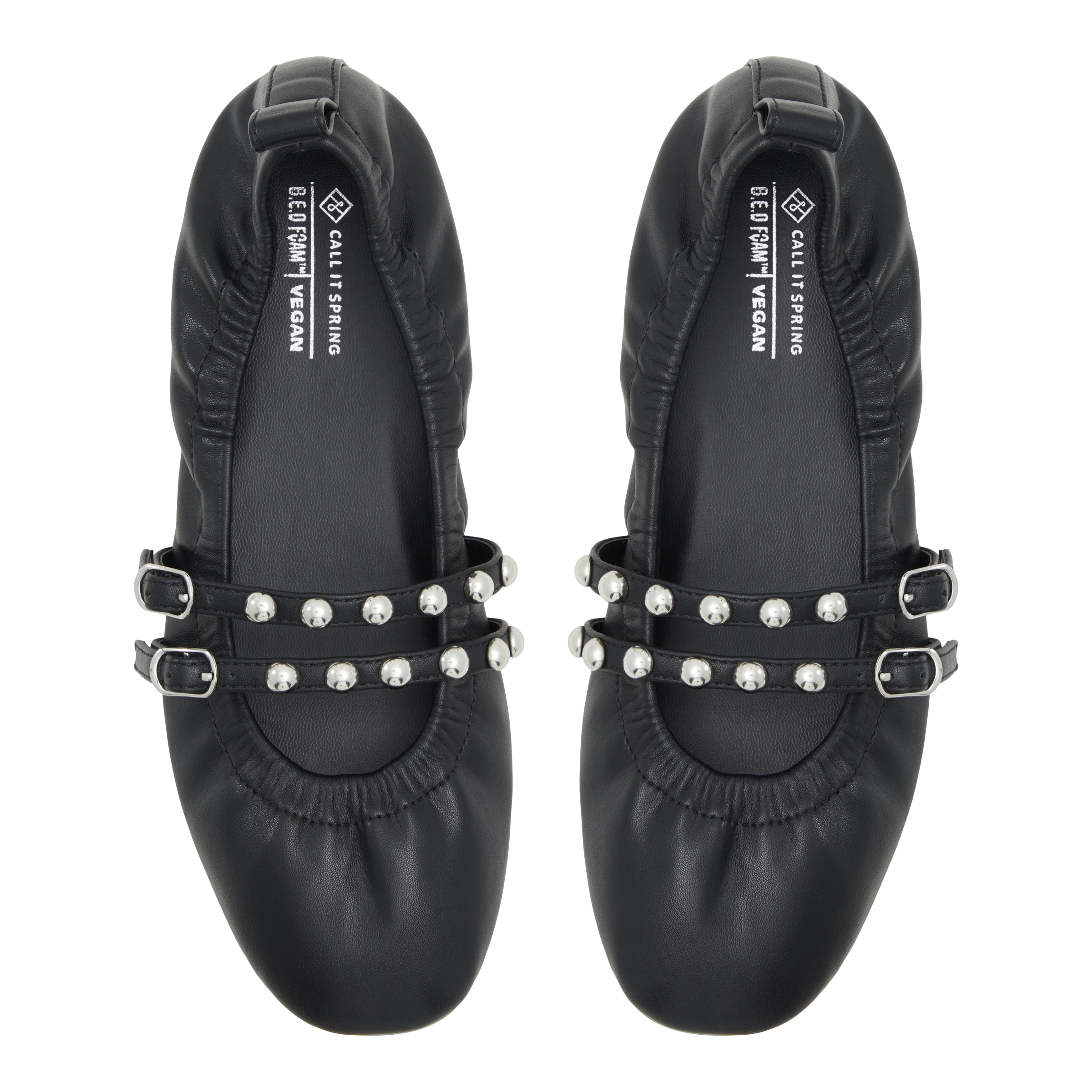 Swan Black Women's Ballerinas