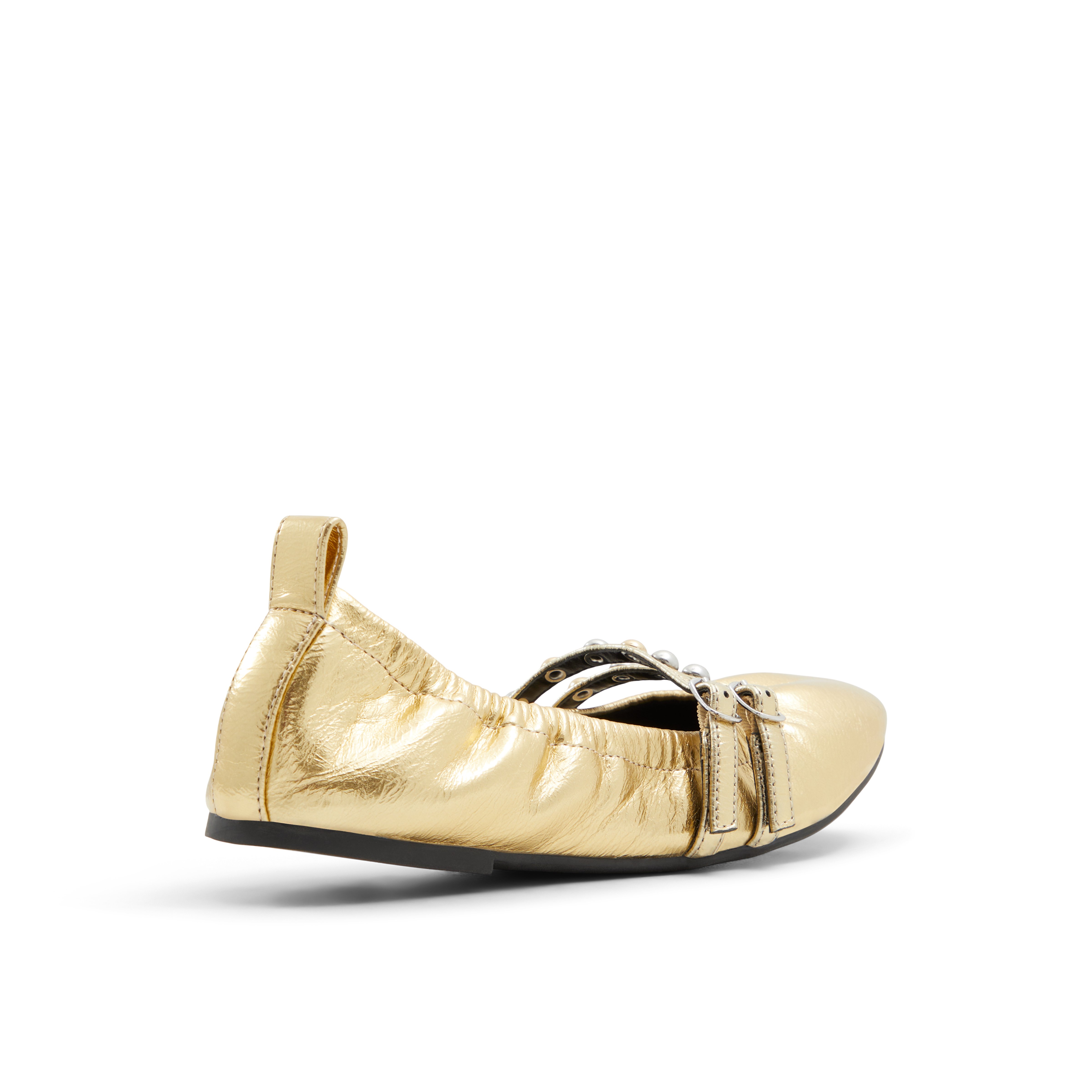 Swan Gold Women's Ballerinas