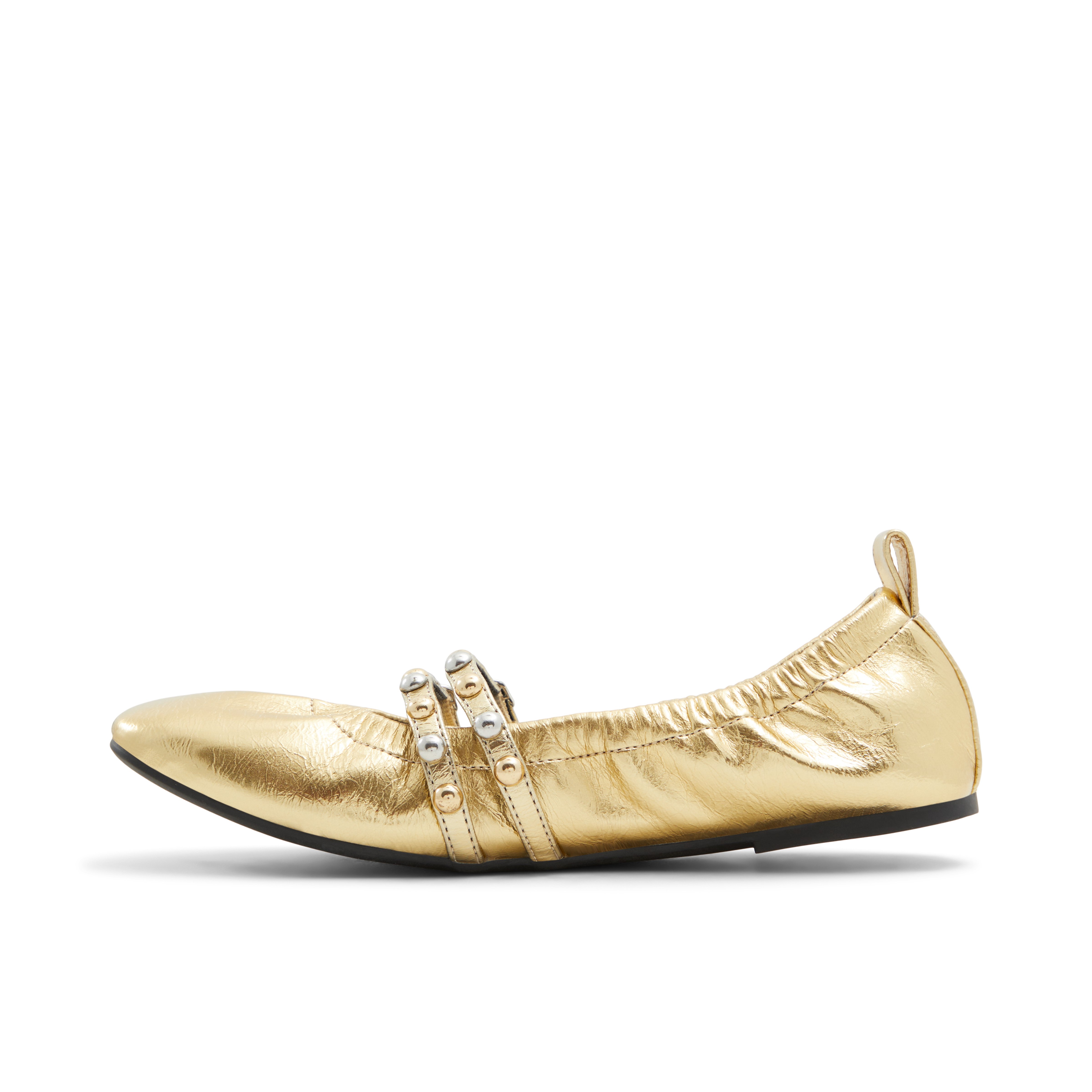 Swan Gold Women's Ballerinas