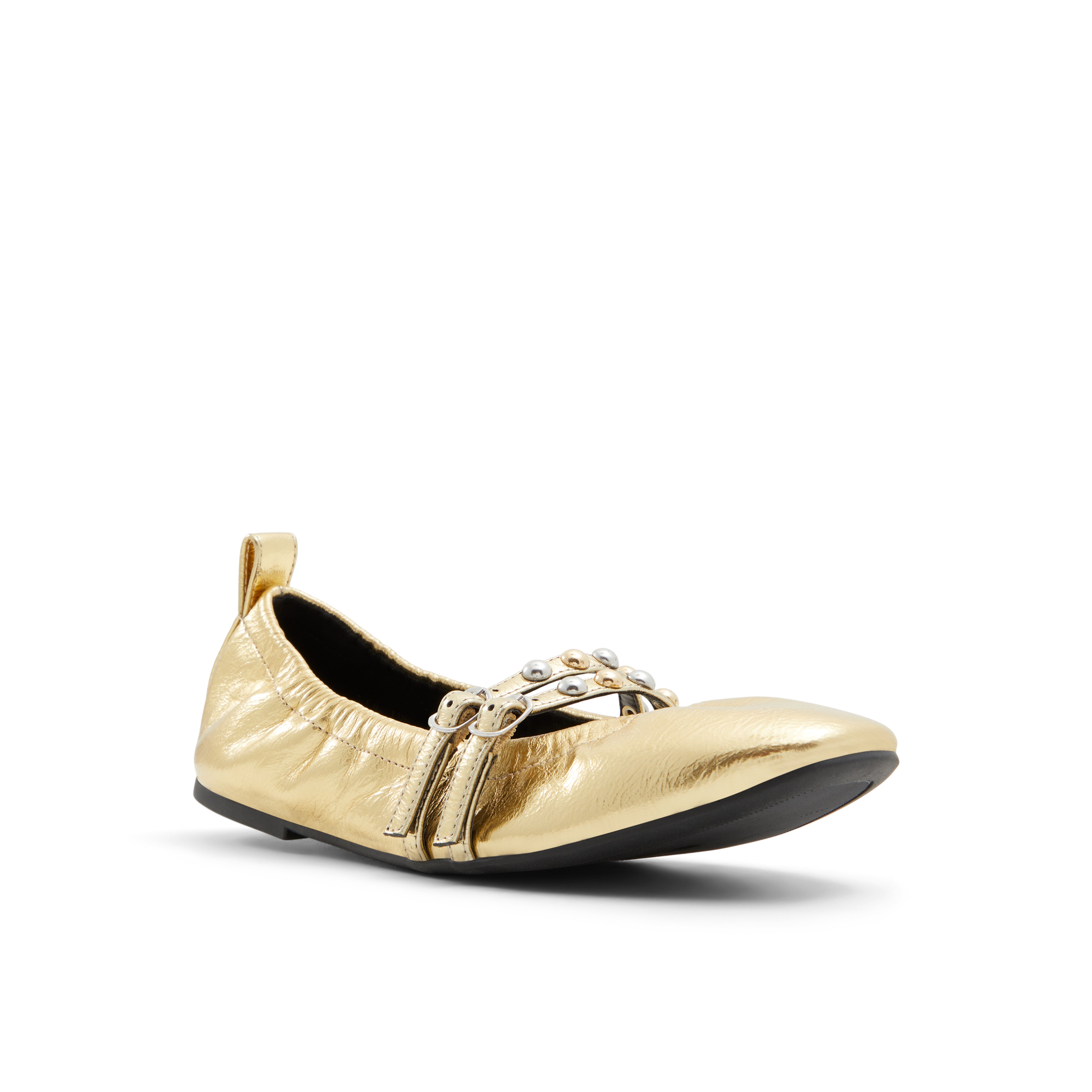 Swan Gold Women's Ballerinas