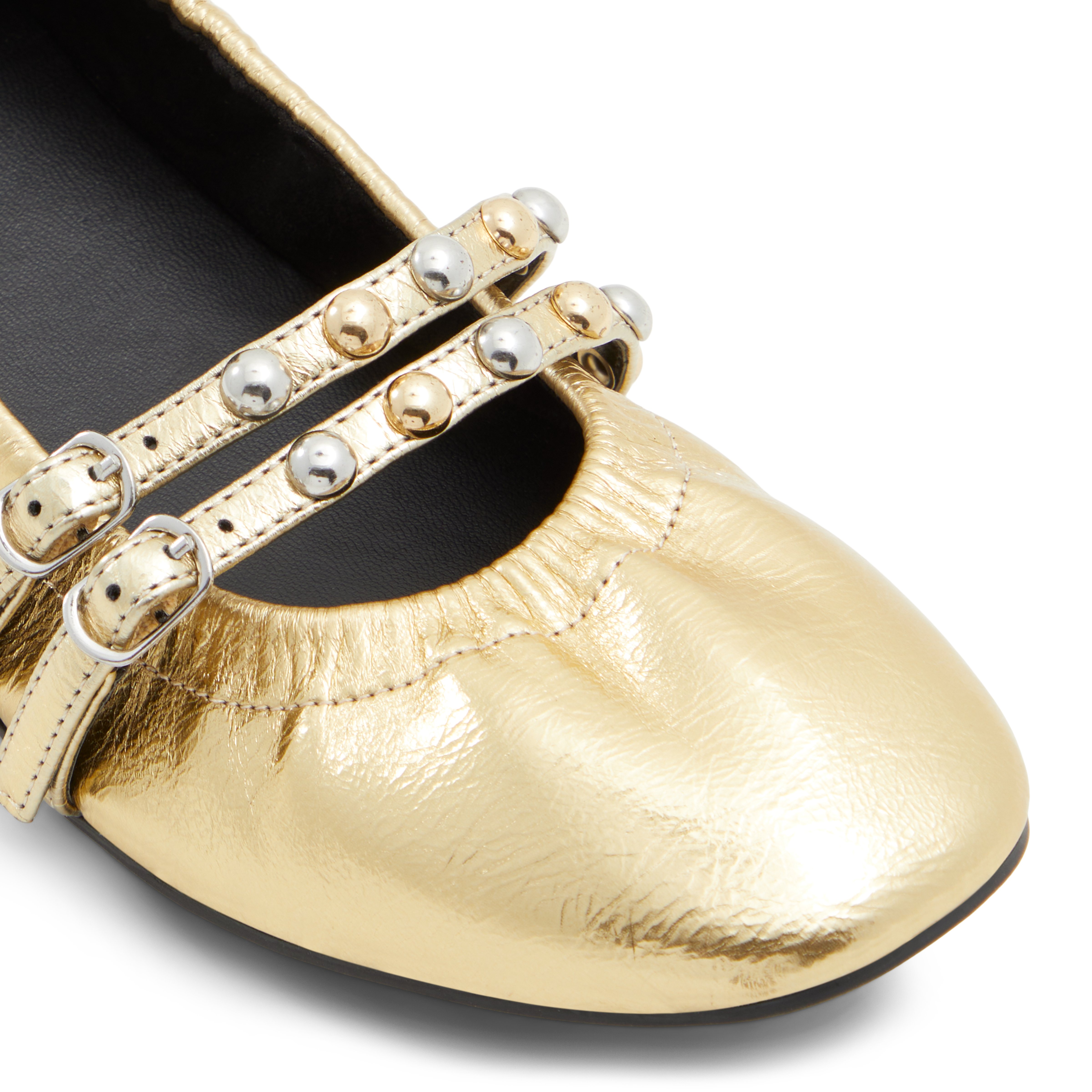 Swan Gold Women's Ballerinas