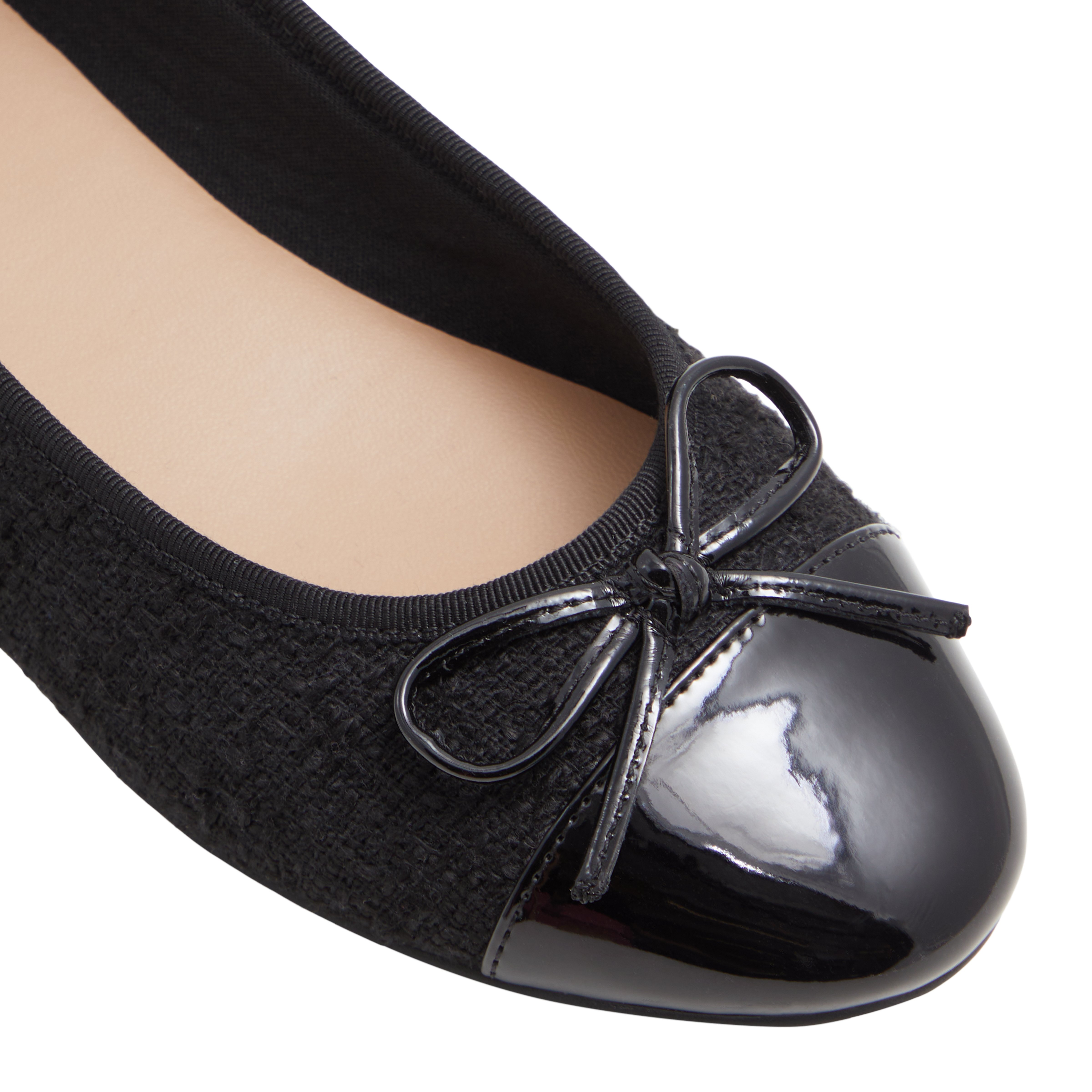 Sweety Open Black Women's Ballerinas