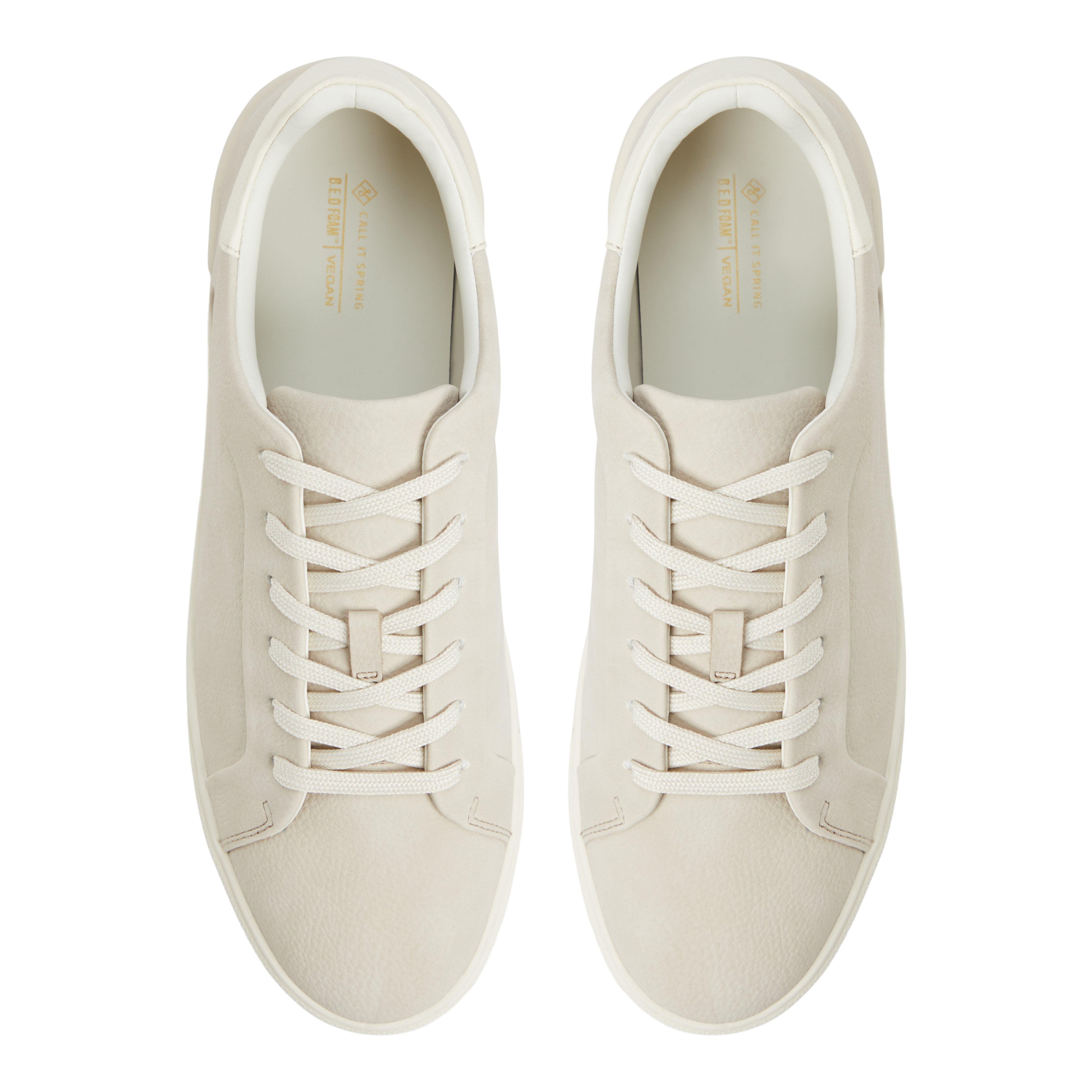 Taber Cream Men's Retro Sneakers