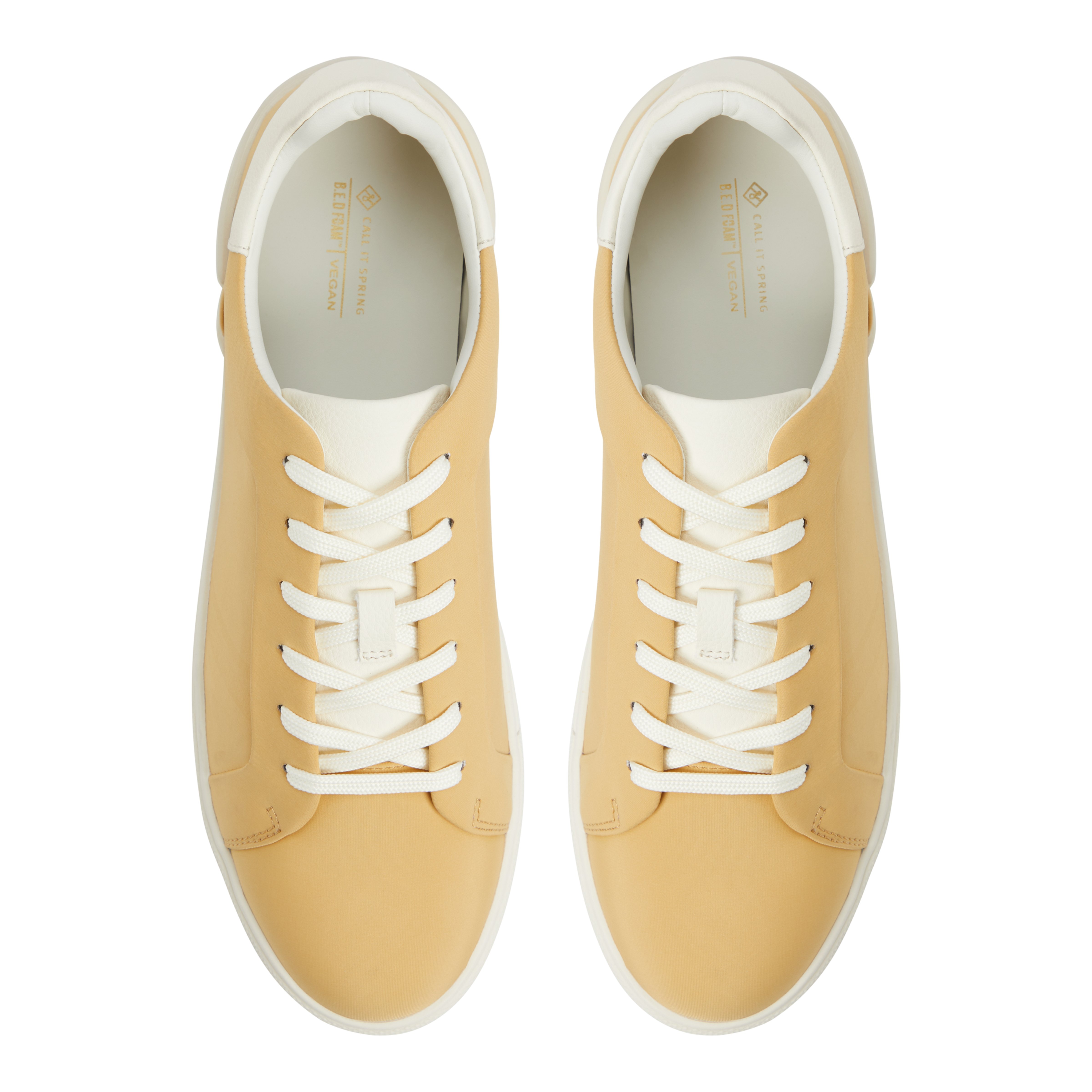 Taber Yellow Men's Retro Sneakers
