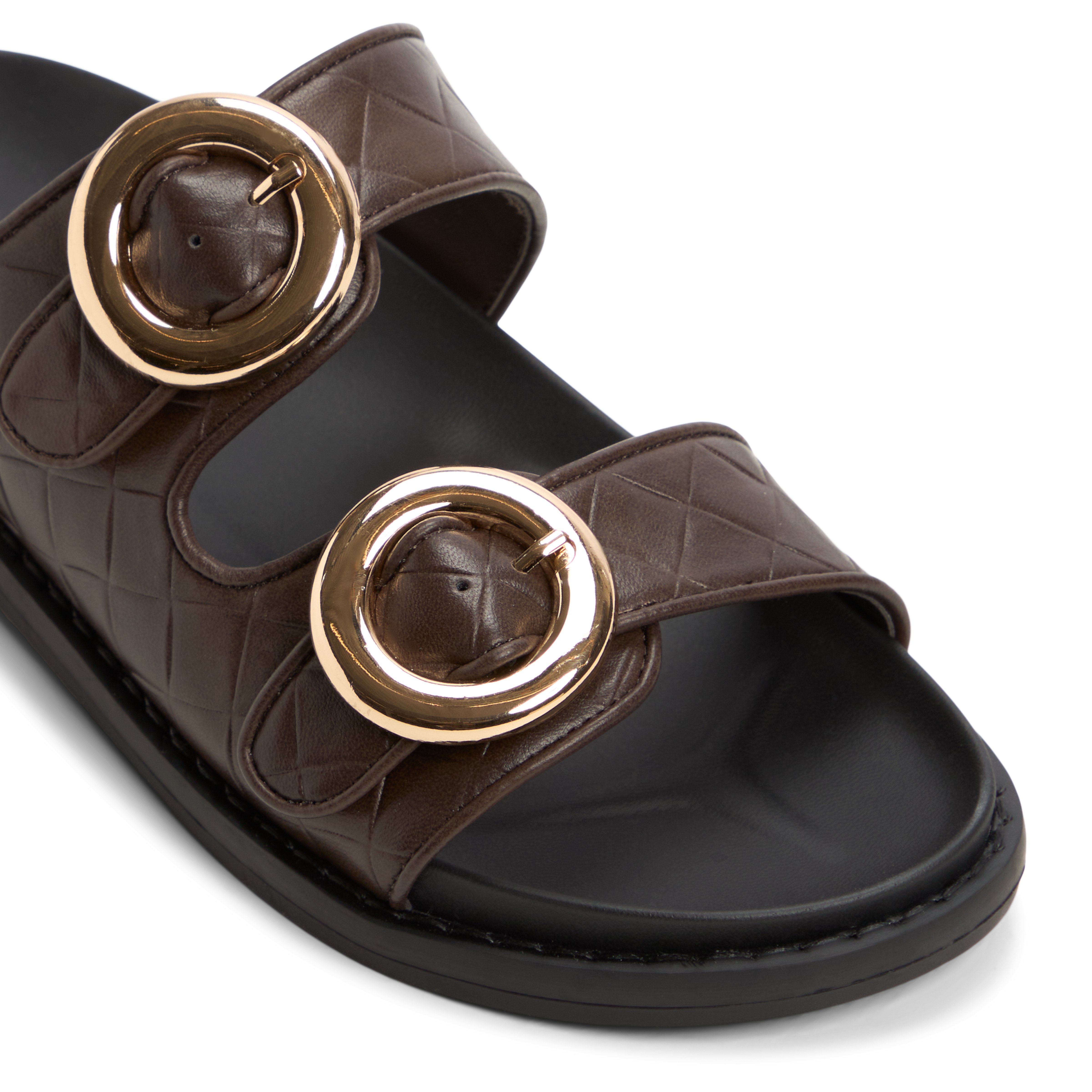 Taliah Dark Brown Women's Slides