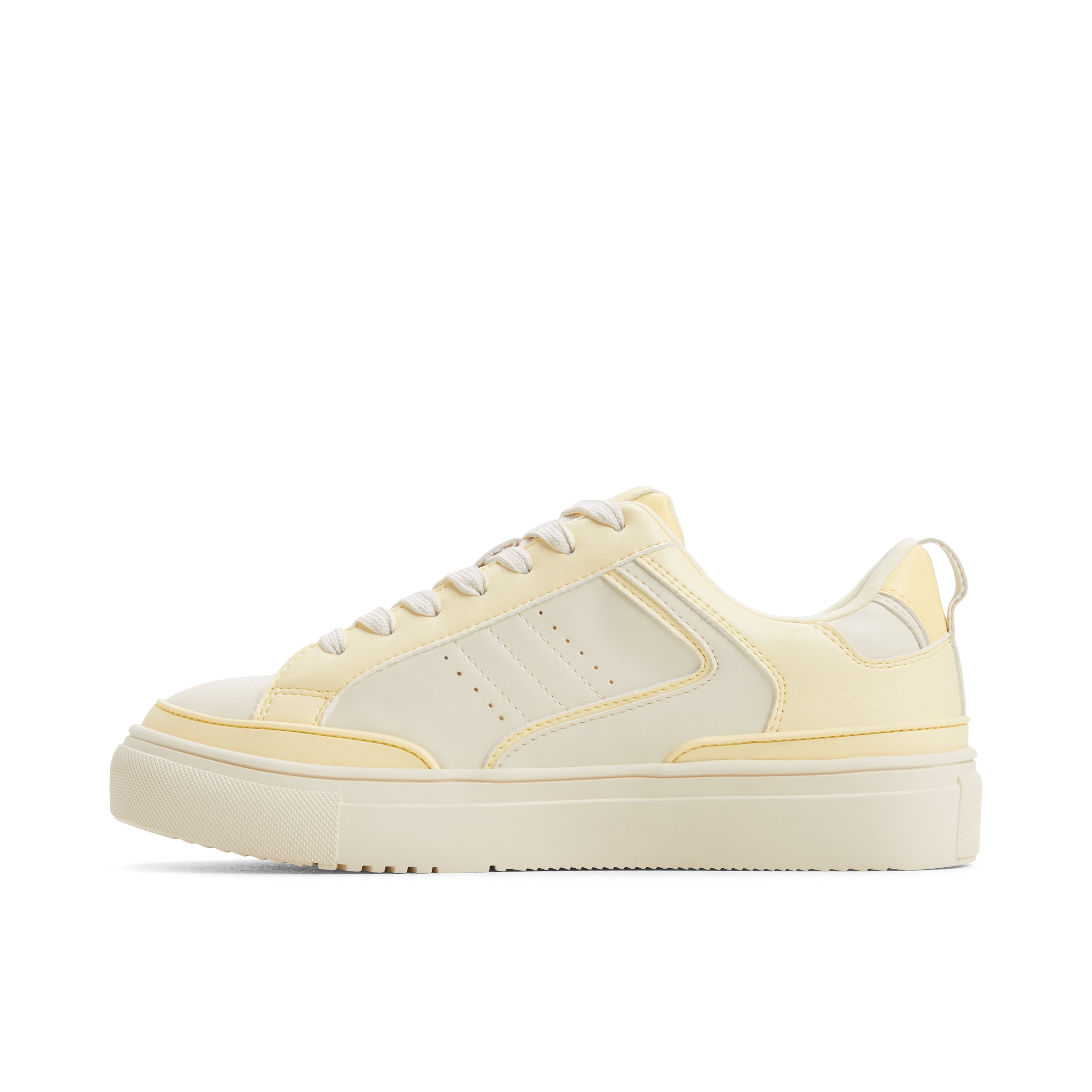 Tempest Light Yellow Women's Platform Sneakers