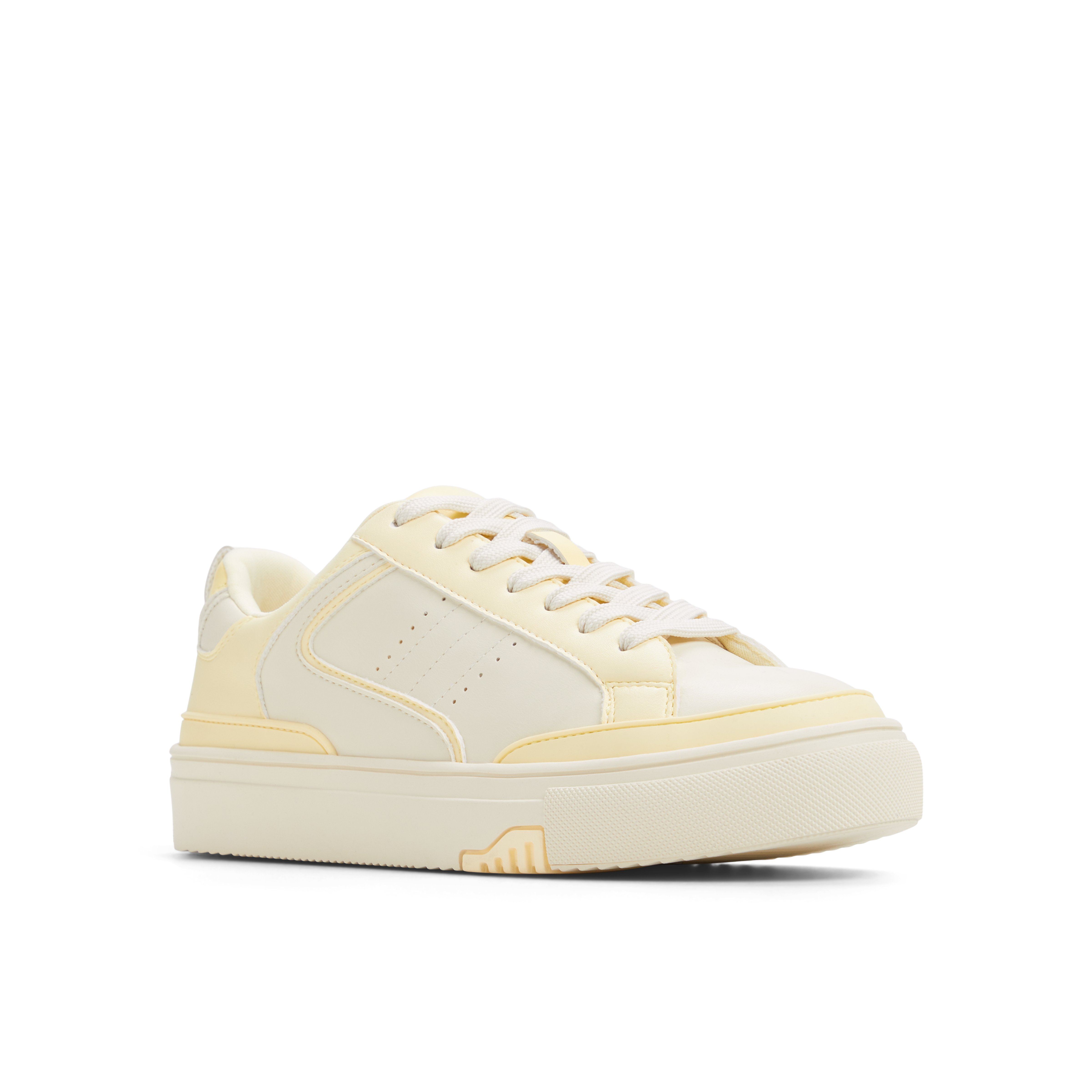 Tempest Light Yellow Women's Platform Sneakers