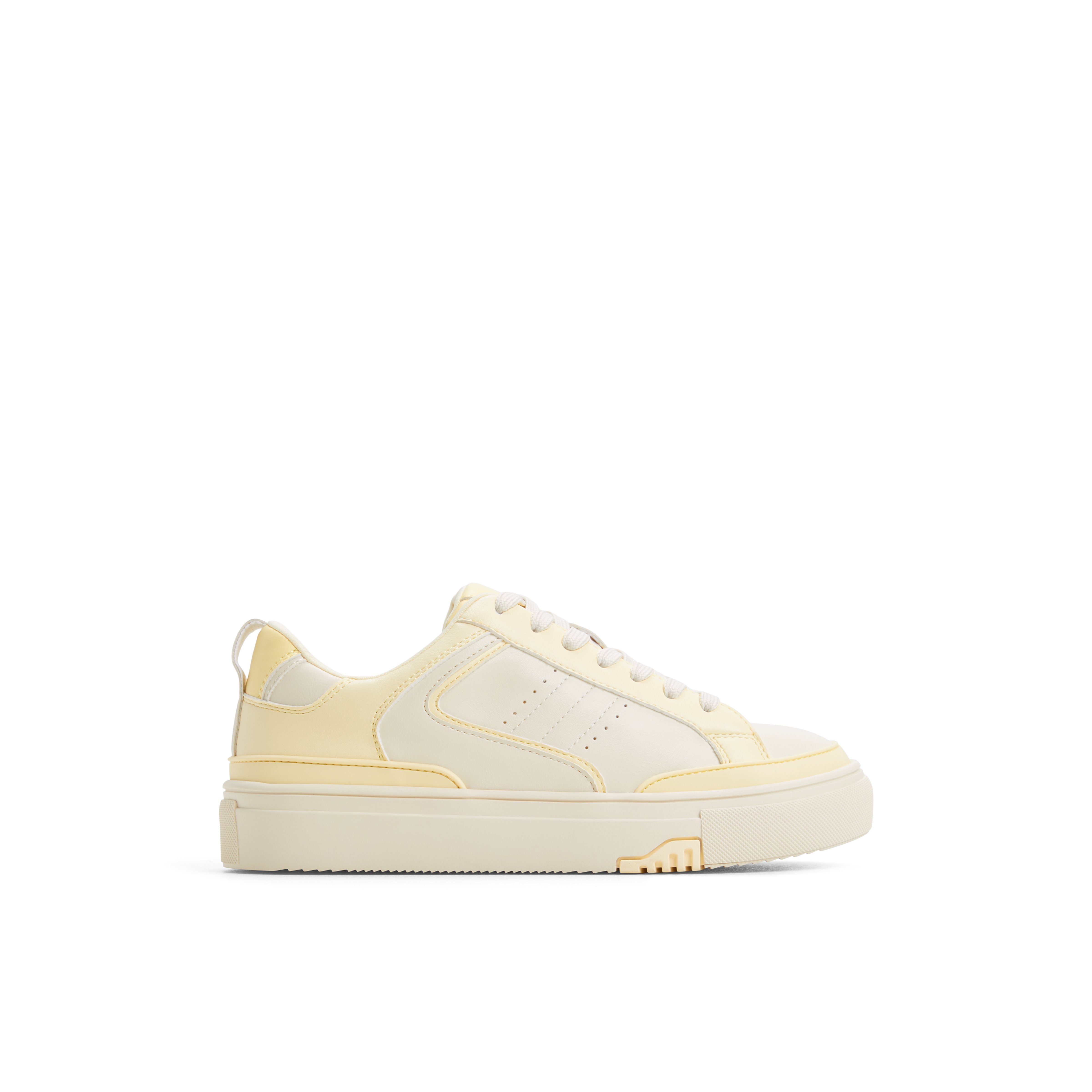 Tempest Light Yellow Women's Platform Sneakers