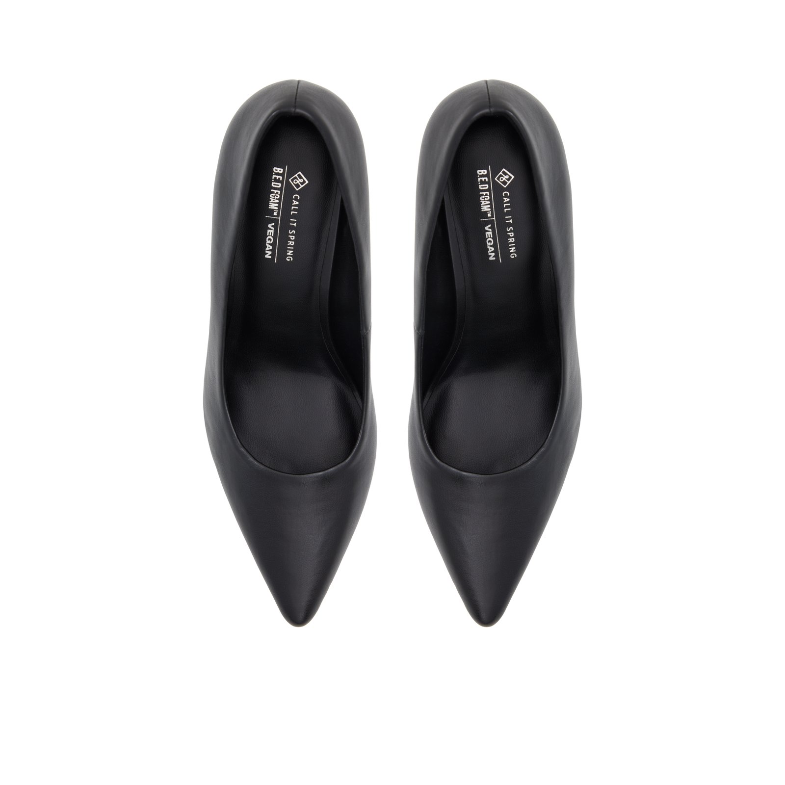 Theresa Black Synthetic Smooth Women's Pumps | Call It Spring Canada