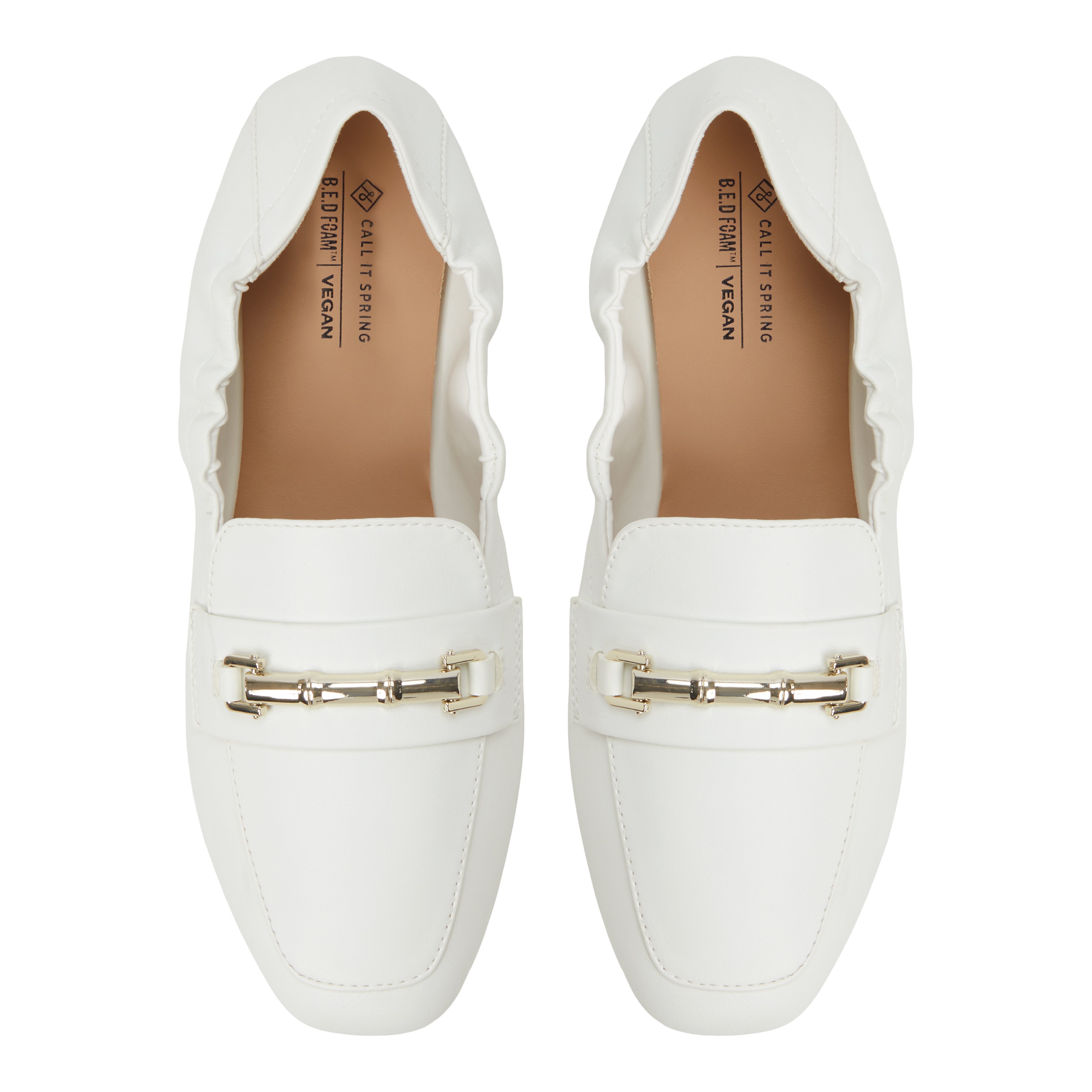 Tiera White Women's Loafers