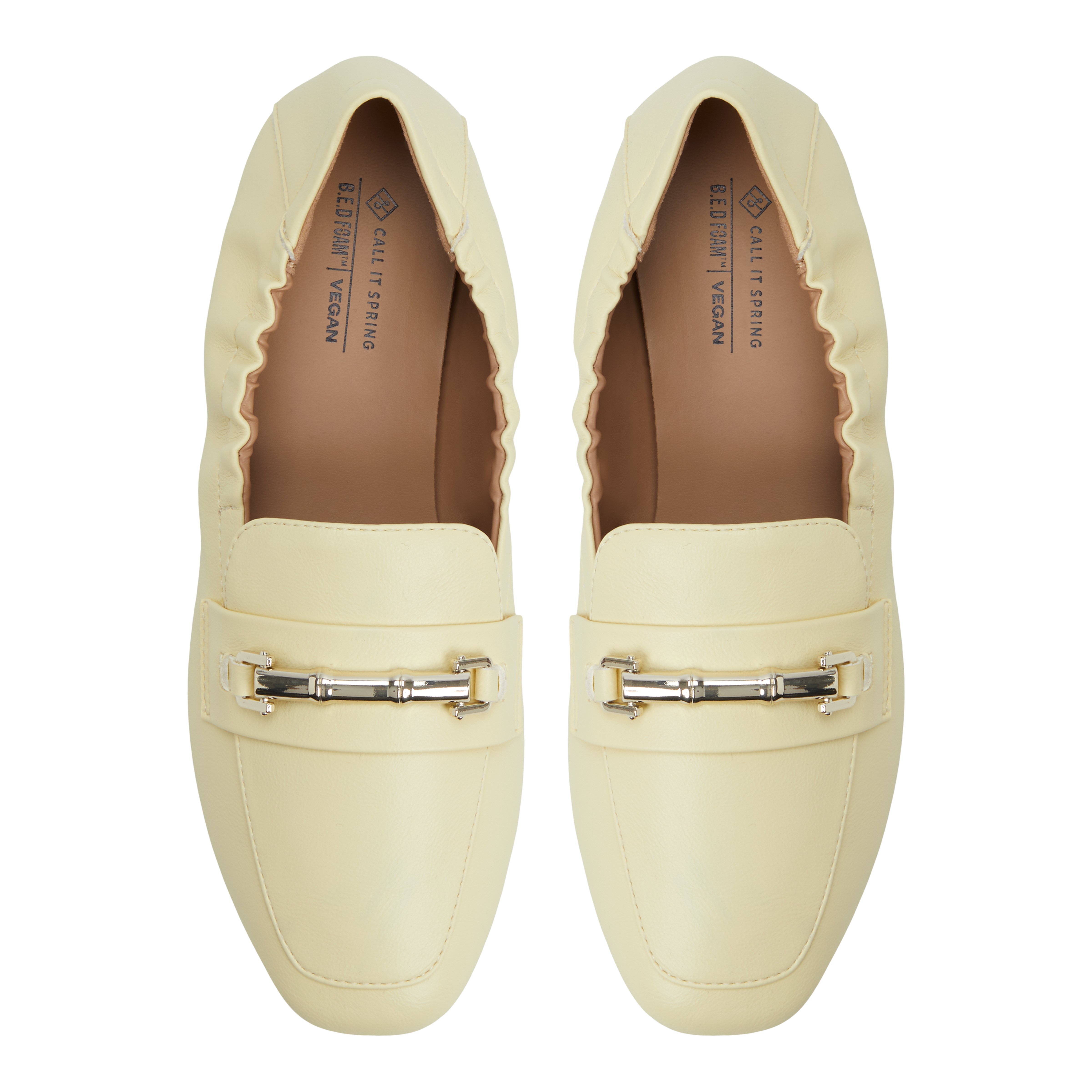 Tiera Light Yellow Women's Loafers