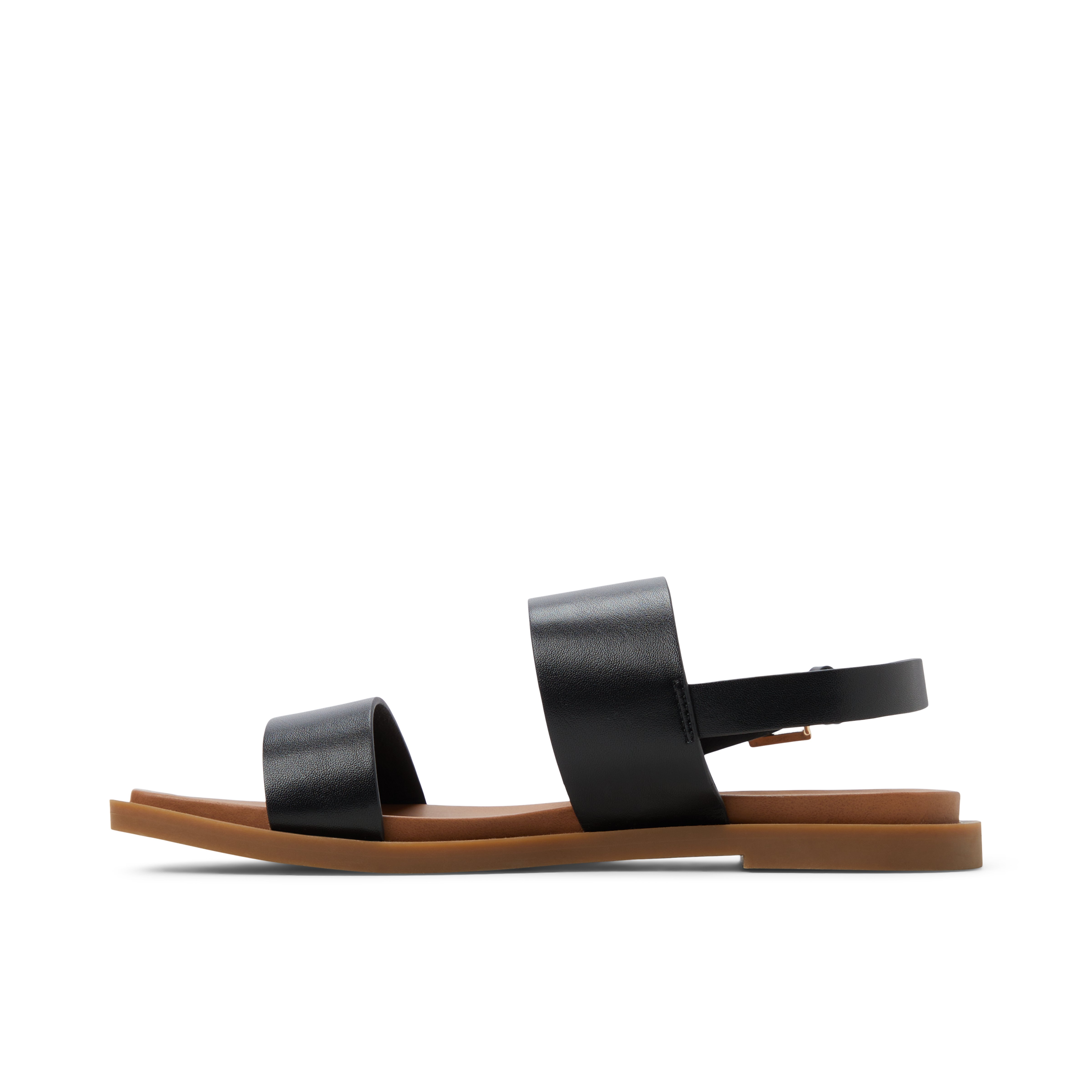 Tiya Black Women's Flat Sandals