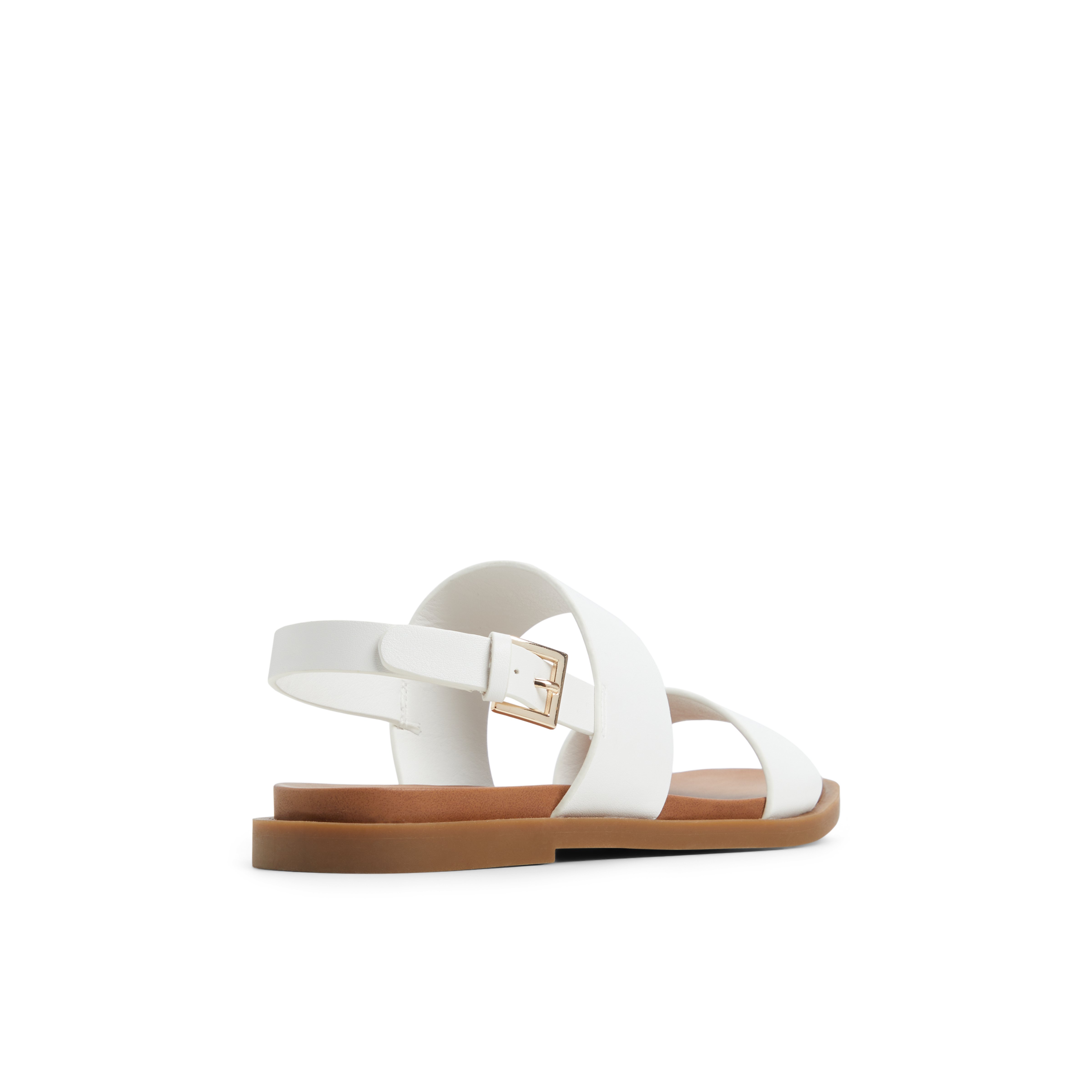 Tiya White Women's Flat Sandals