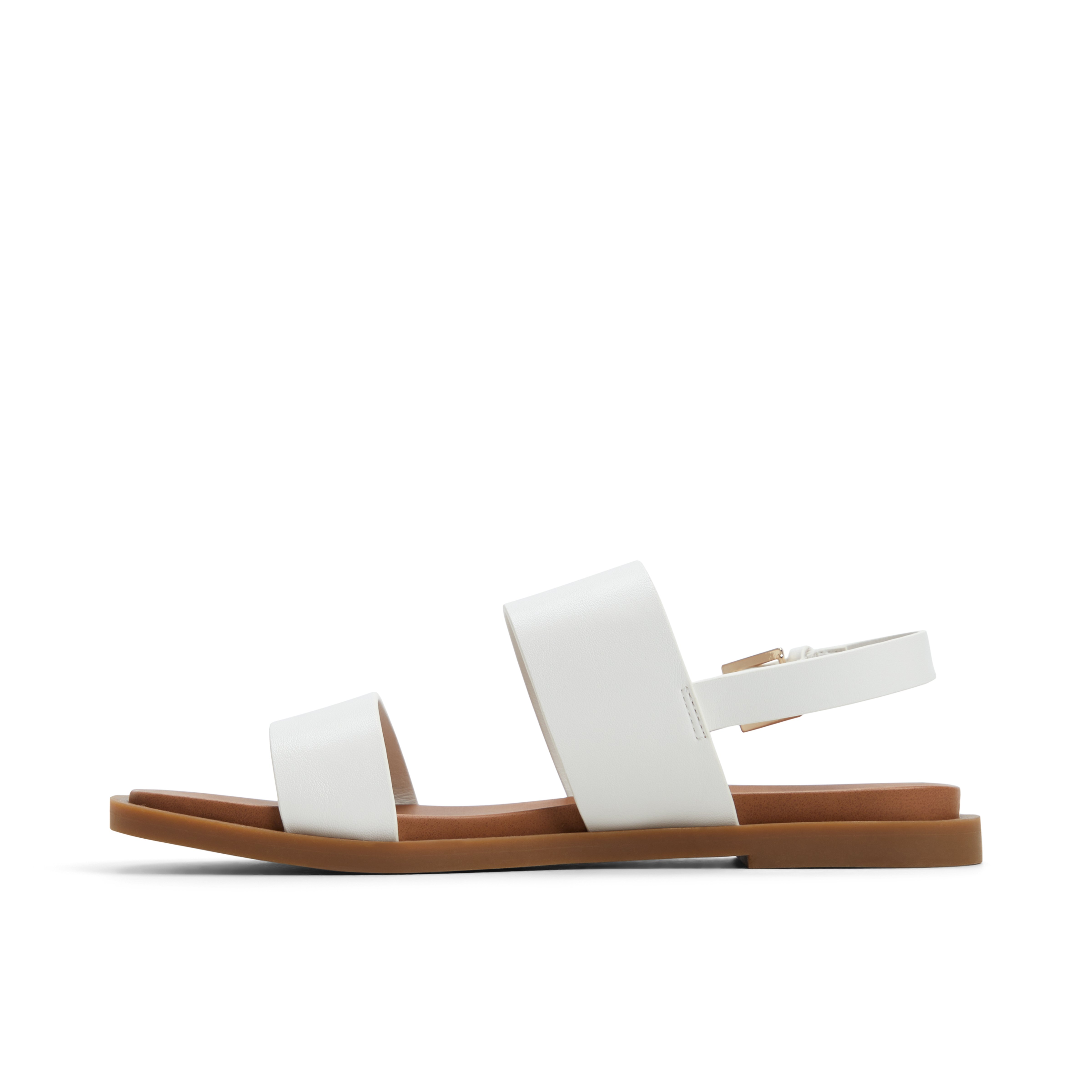 Tiya White Women's Flat Sandals