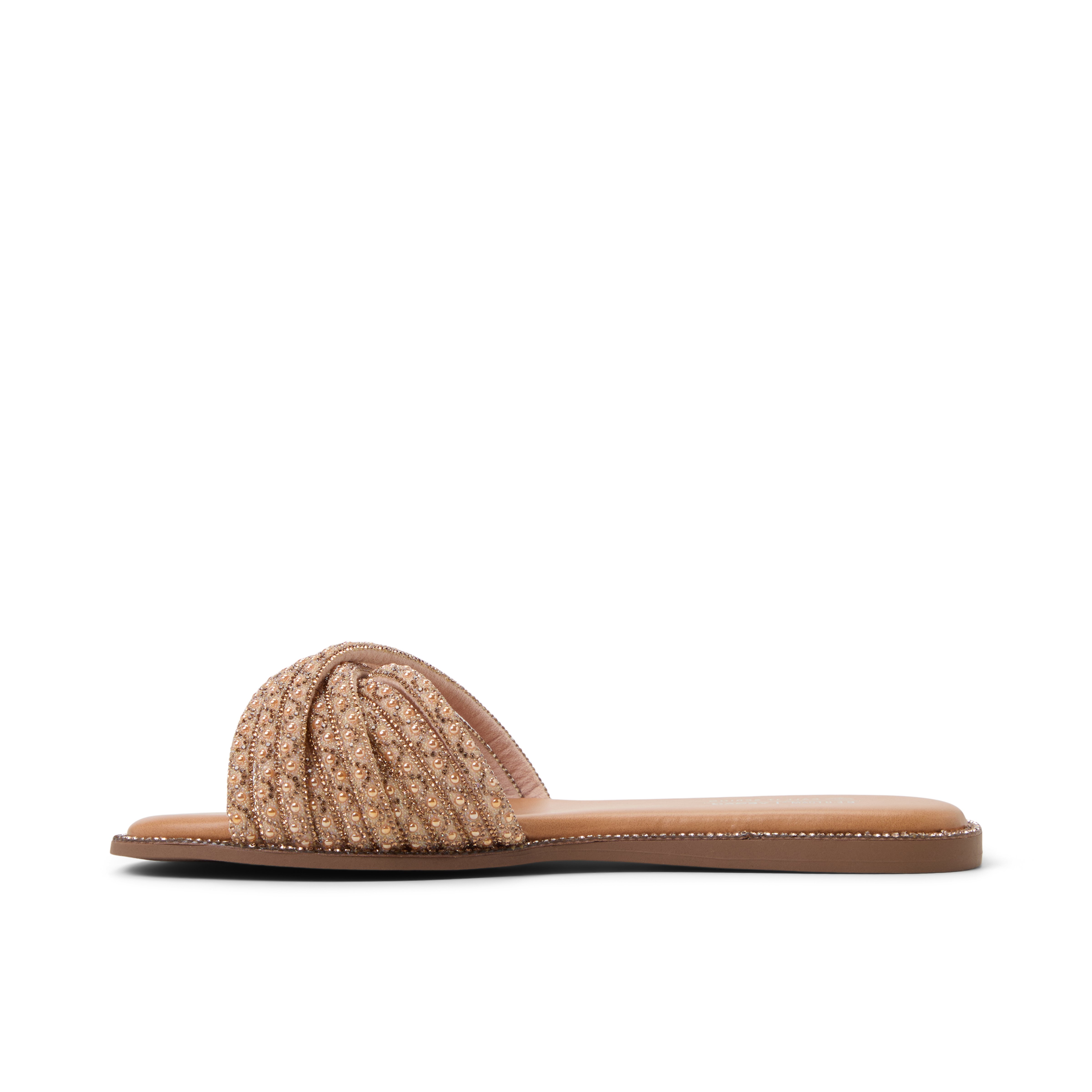 Veronna Rose Gold Women's Flat Sandals