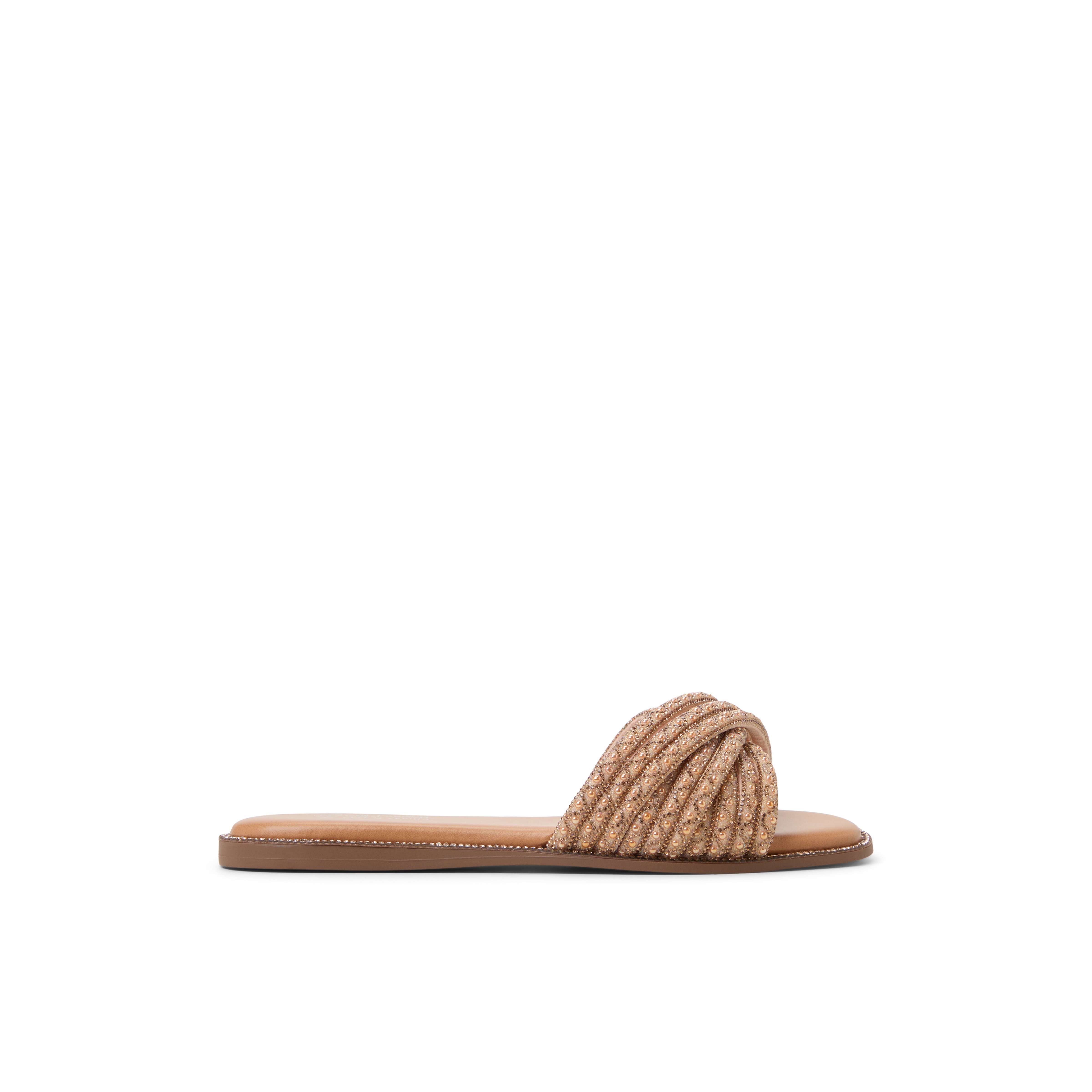 Veronna Rose Gold Women's Flat Sandals