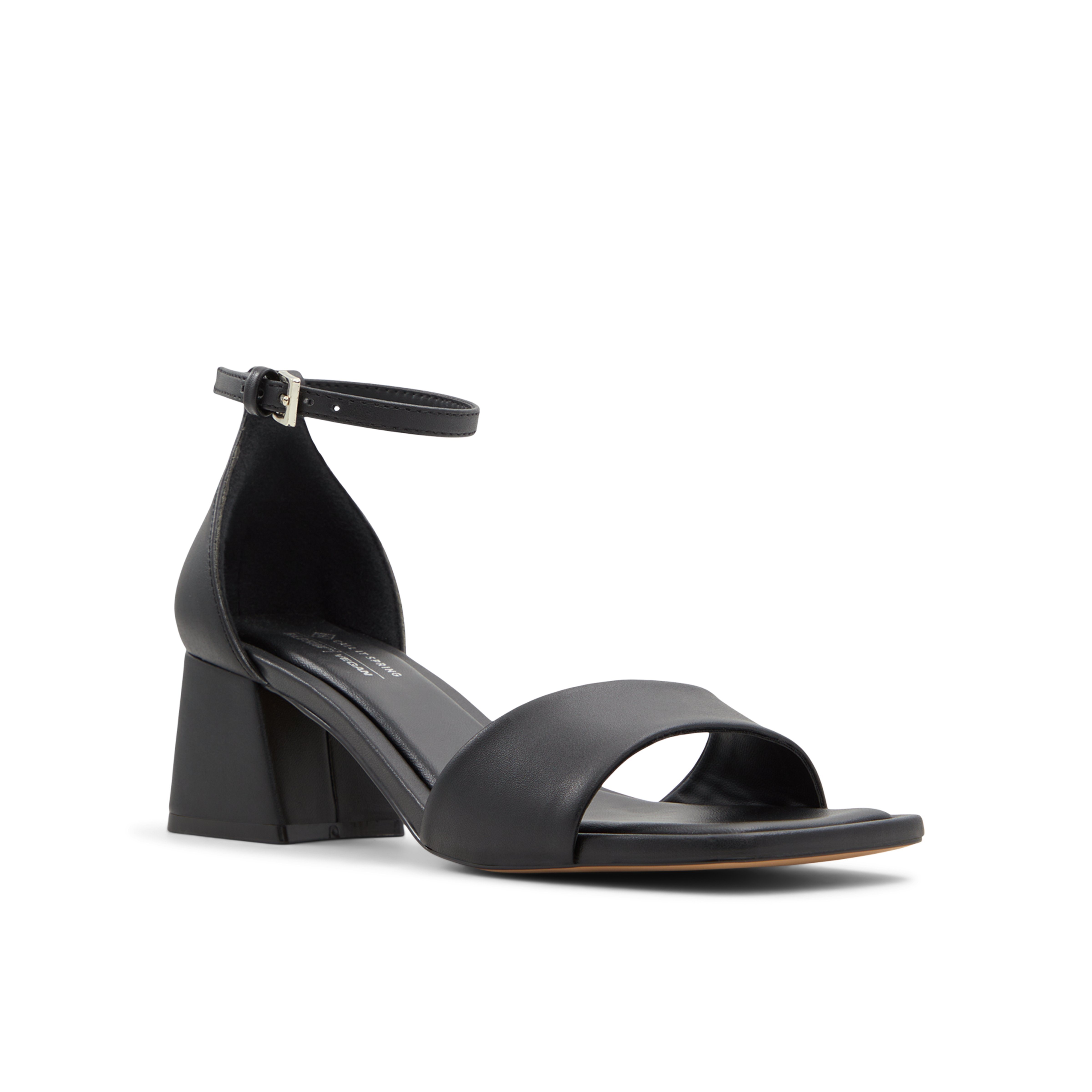 Vickie Open Black Women's Low-mid Heels