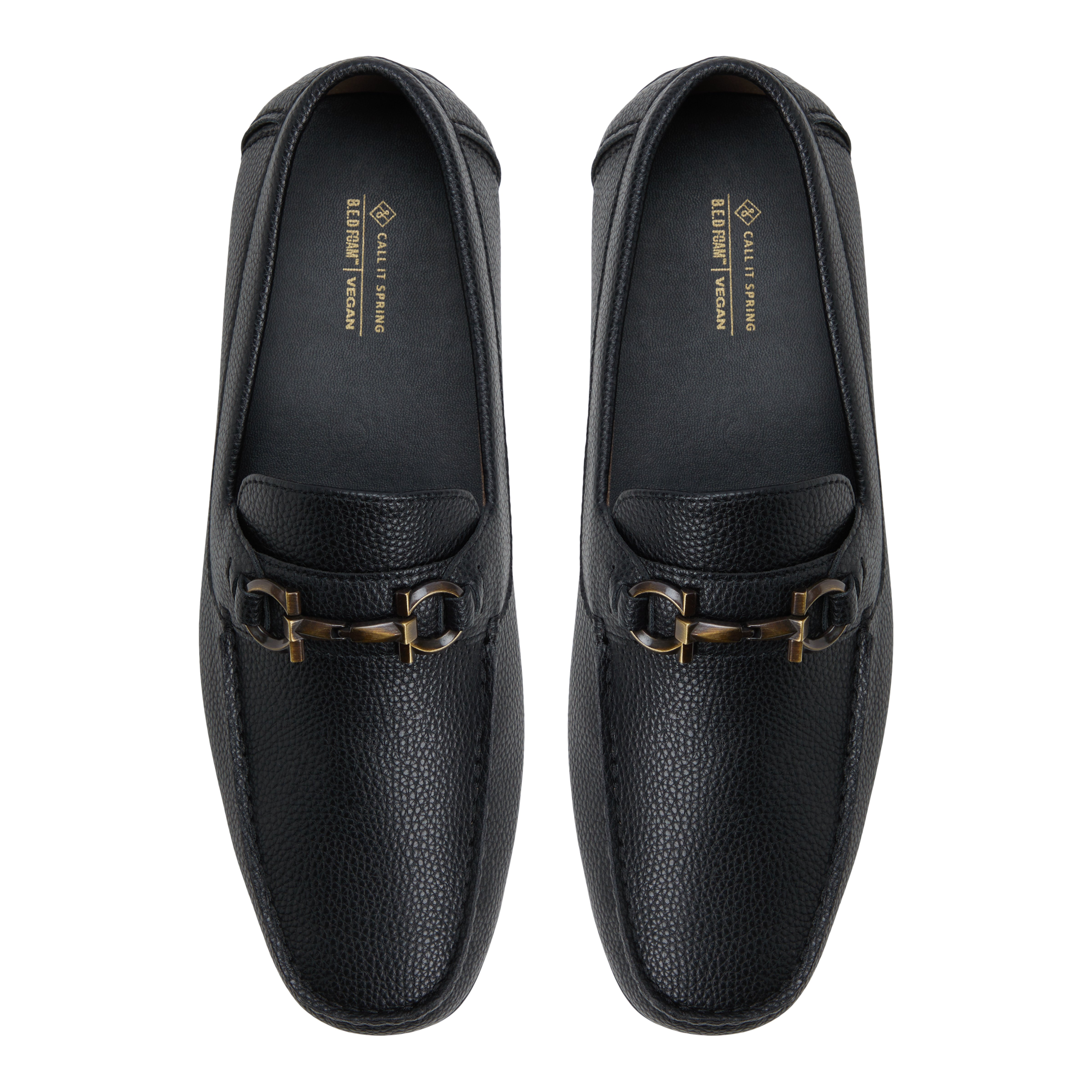 Villanueva Noir Hommes Mocassins | Boutique Spring Canada