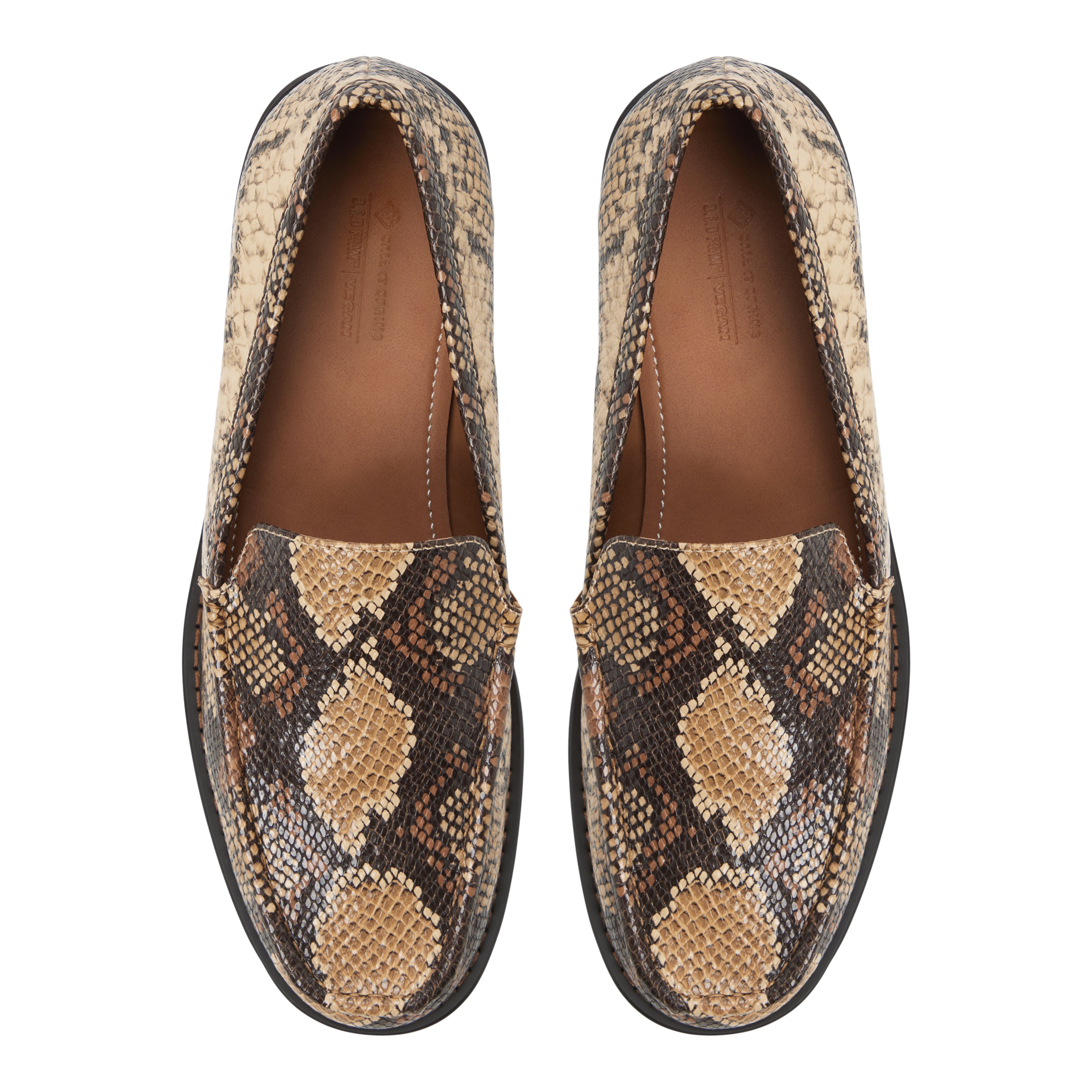 Wilshire Tan Synthetic Snake Men's Dress Shoes