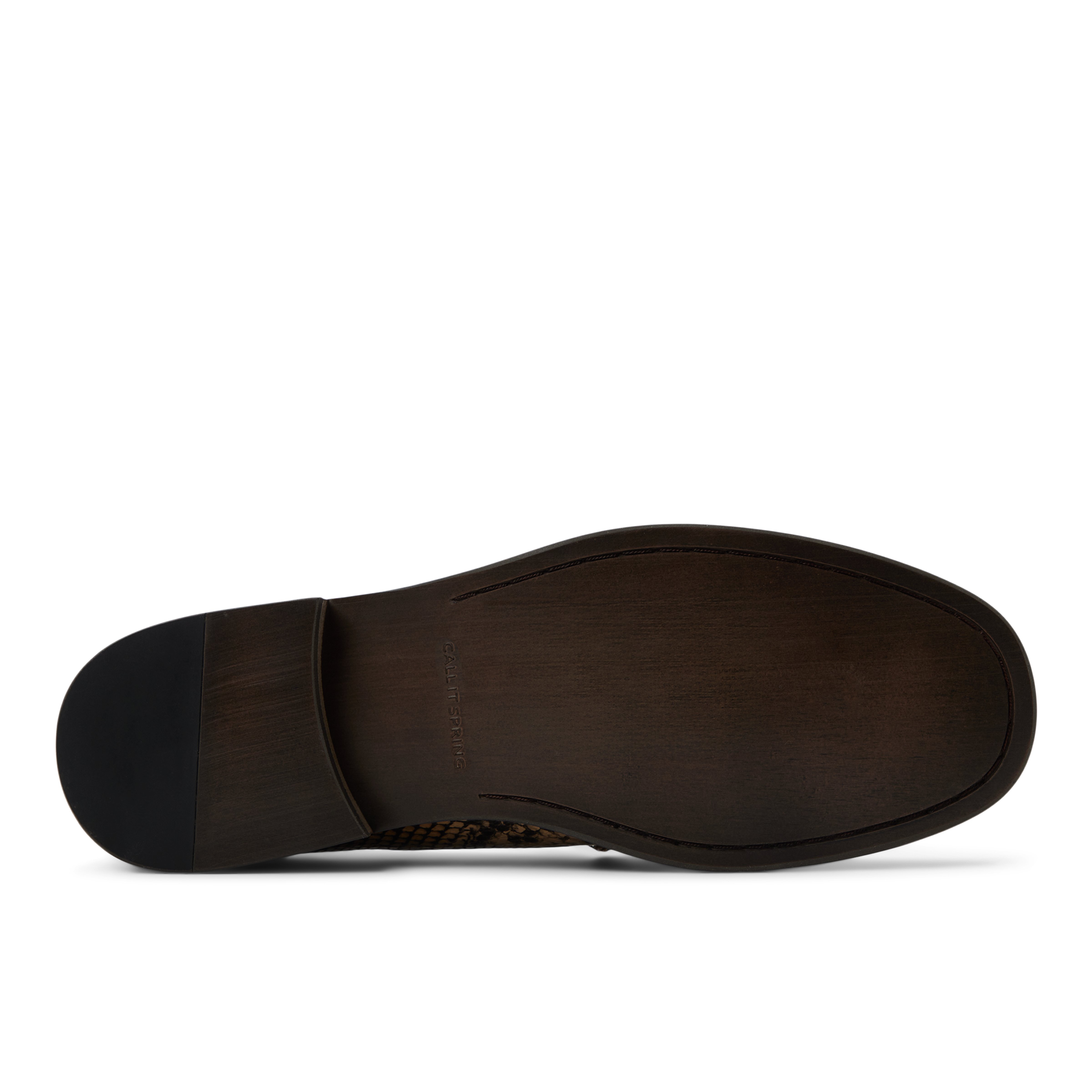 Wilshire Tan Synthetic Snake Men's Dress Shoes