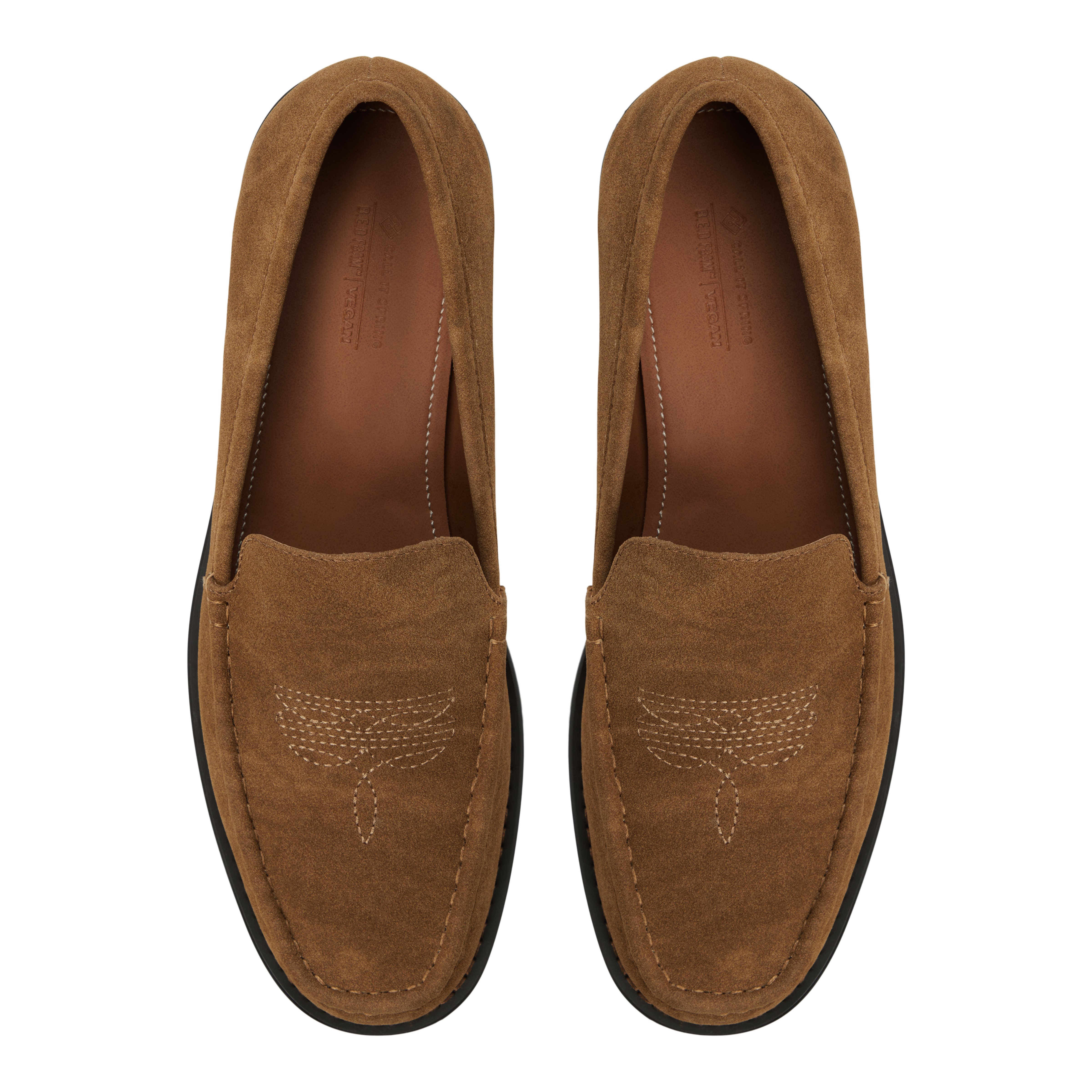 Wilshire Tan Synthetic Suede Men's Dress Shoes