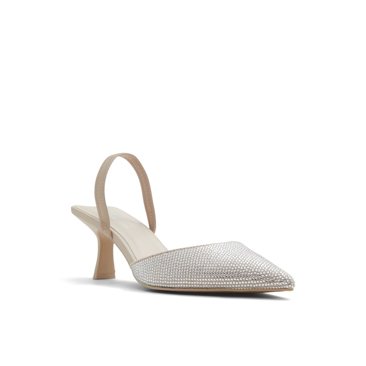Zaydan Other Beige Textile Shiny Women's Kitten heels | Call